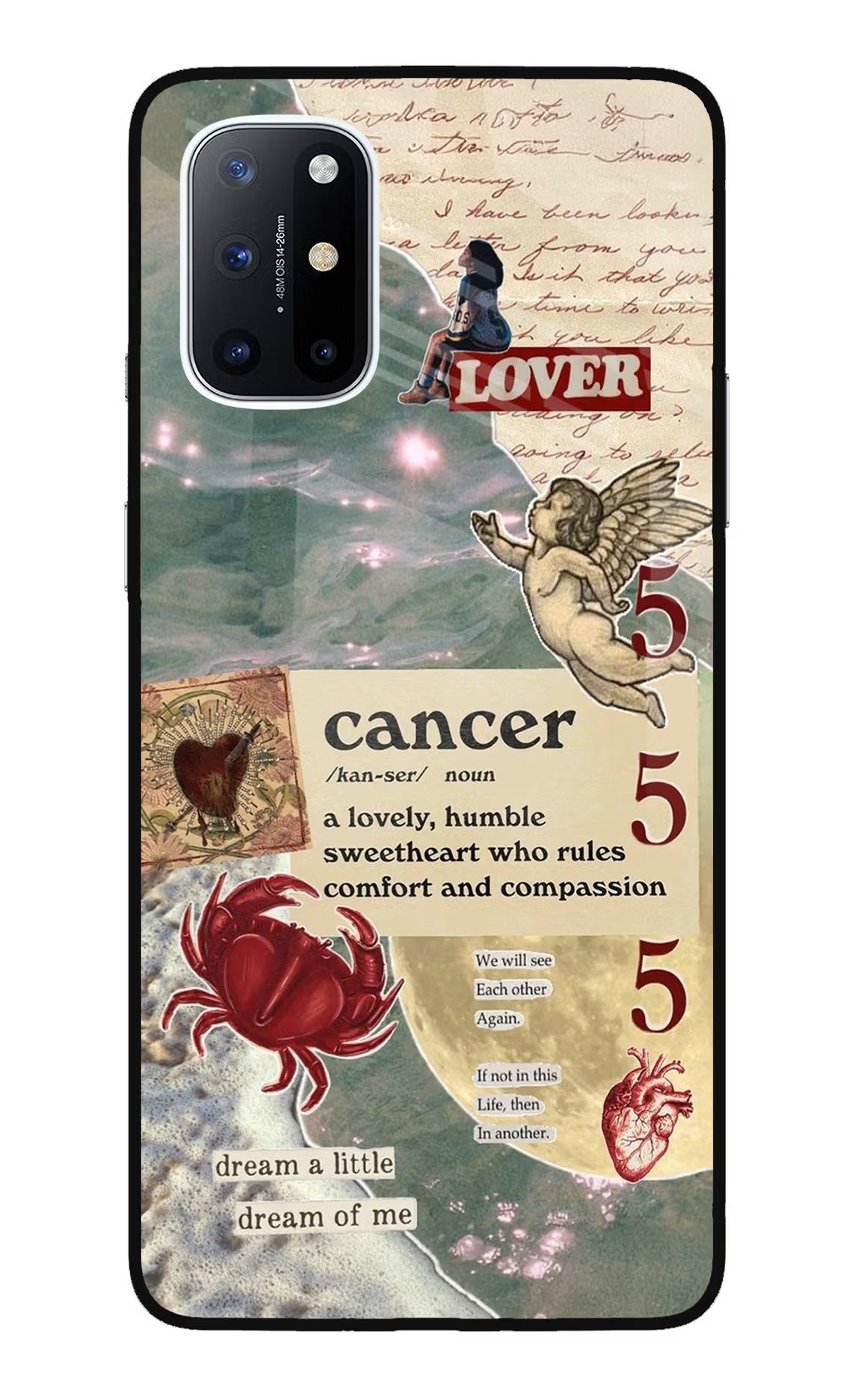 Cancer Zodiac Oneplus 8T Glass Case - Cancer Zodiac Oneplus 8T Glass Case Cancer Zodiac Oneplus 8T Glass Case