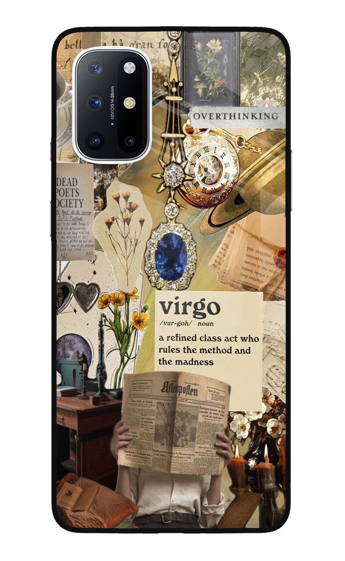 Virgo Zodiac Oneplus 8T Glass Case - Virgo Zodiac Oneplus 8T Glass Case Virgo Zodiac Oneplus 8T Glass Case