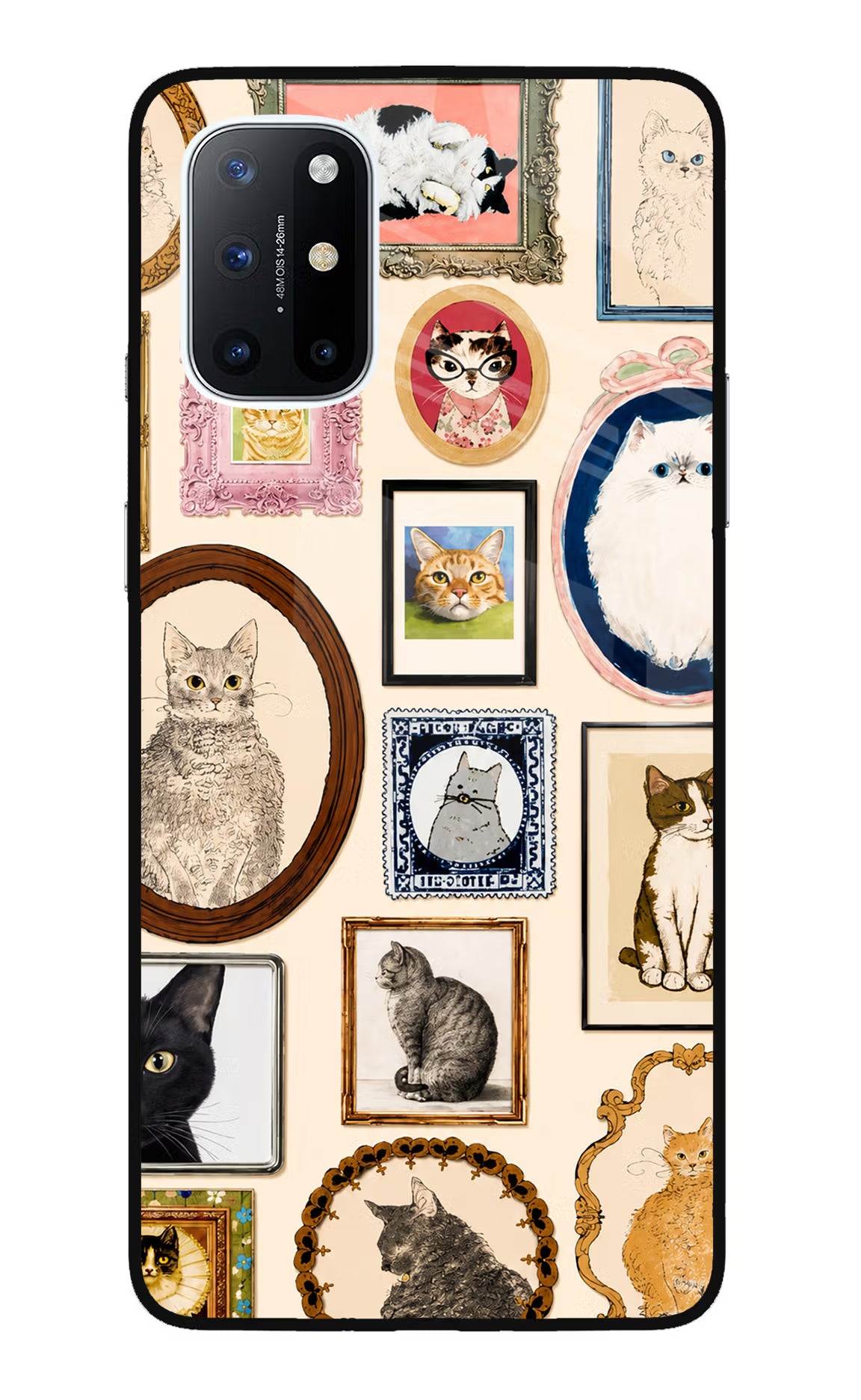 Mirror Cats Oneplus 8T Glass Case - Mirror Cats Oneplus 8T Glass Case Mirror Cats Oneplus 8T Glass Case