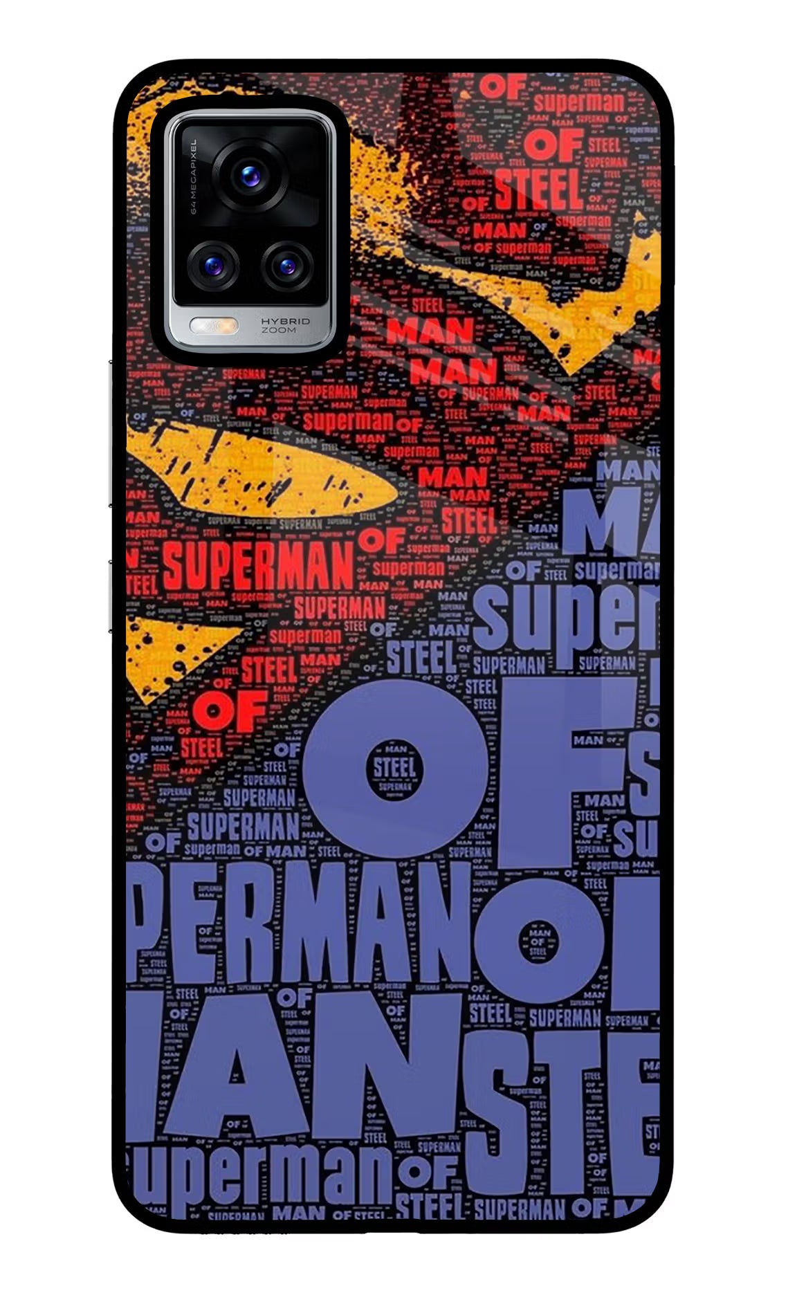 Superman Vivo V20 Pro Back Cover - Superman Vivo V20 Pro Glass Case Back Cover by Casekaro Superman Vivo V20 Pro Glass Case Back Cover by Casekaro