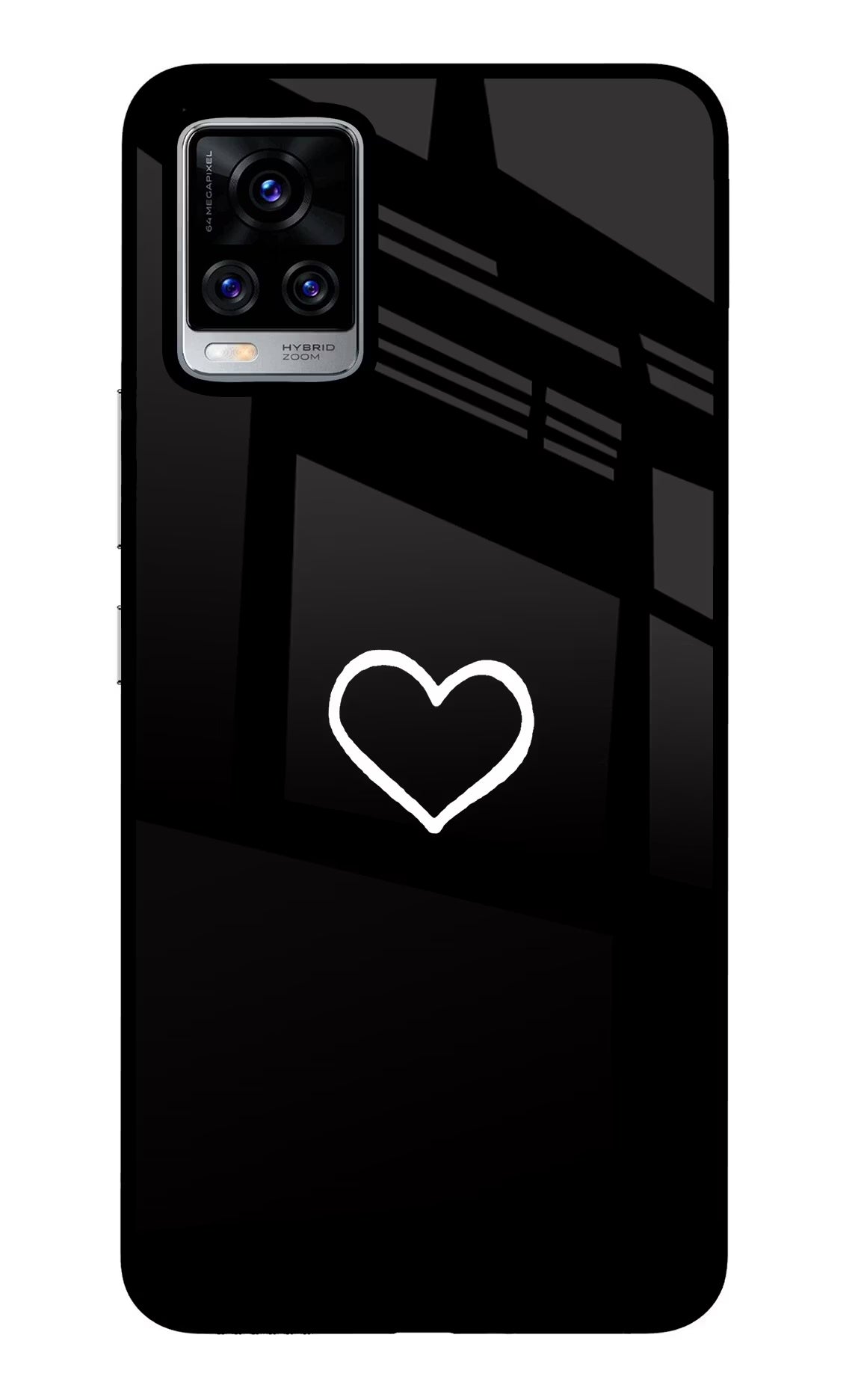 Heart Vivo V20 Pro Glass Case - Heart Vivo V20 Pro Glass Case Heart Vivo V20 Pro Glass Case