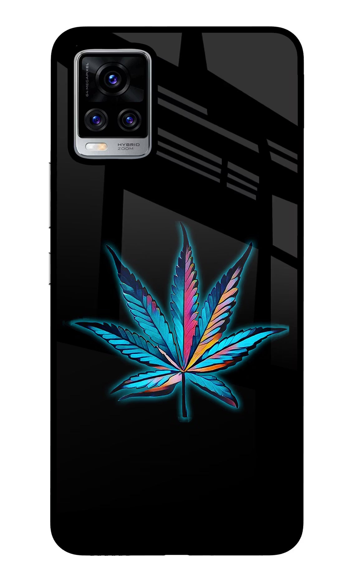 Weed Vivo V20 Pro Back Cover - Weed Vivo V20 Pro Glass Case Back Cover by Casekaro Weed Vivo V20 Pro Glass Case Back Cover by Casekaro