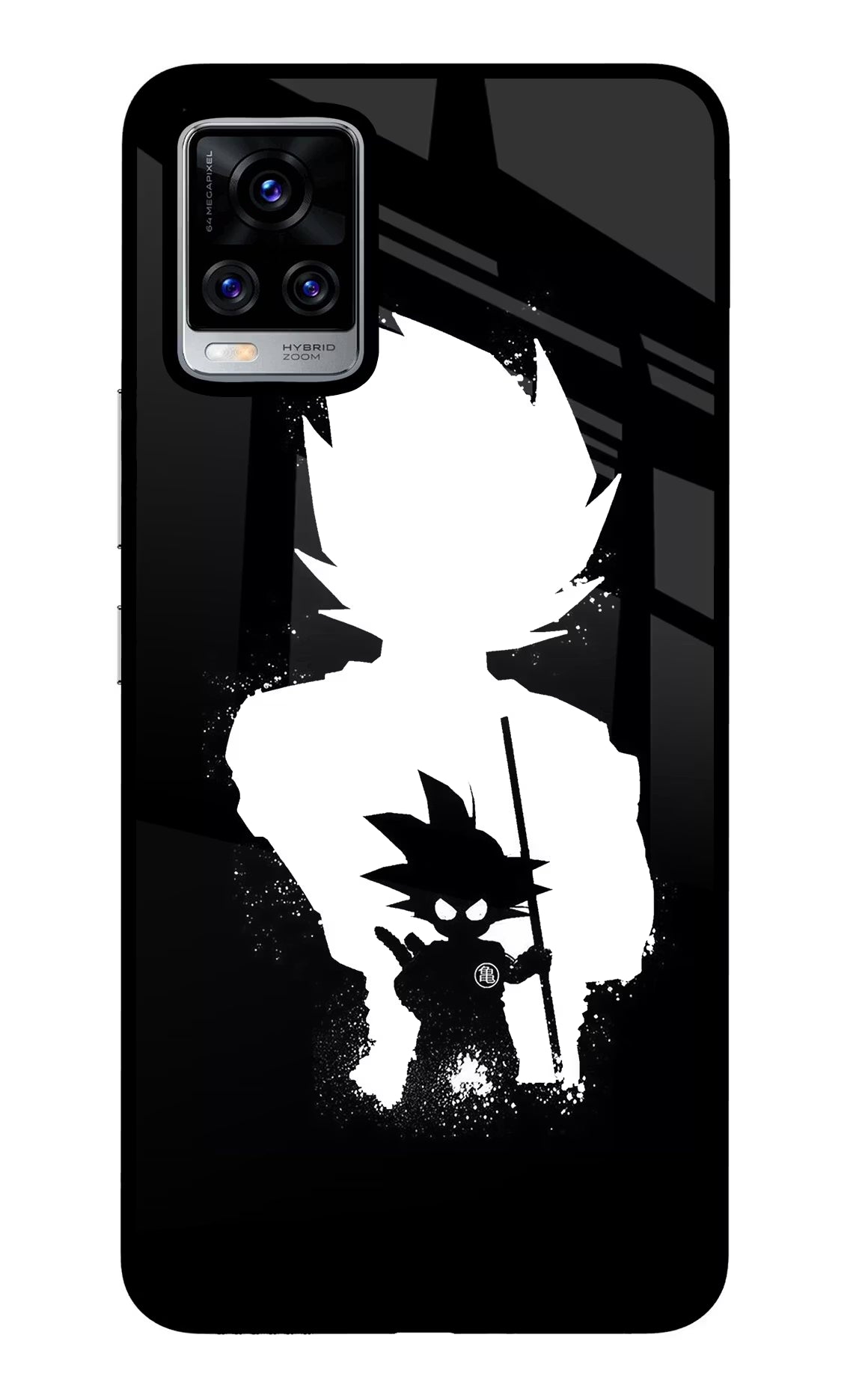 Goku Shadow Vivo V20 Pro Glass Case - Goku Shadow Vivo V20 Pro Glass Case Goku Shadow Vivo V20 Pro Glass Case