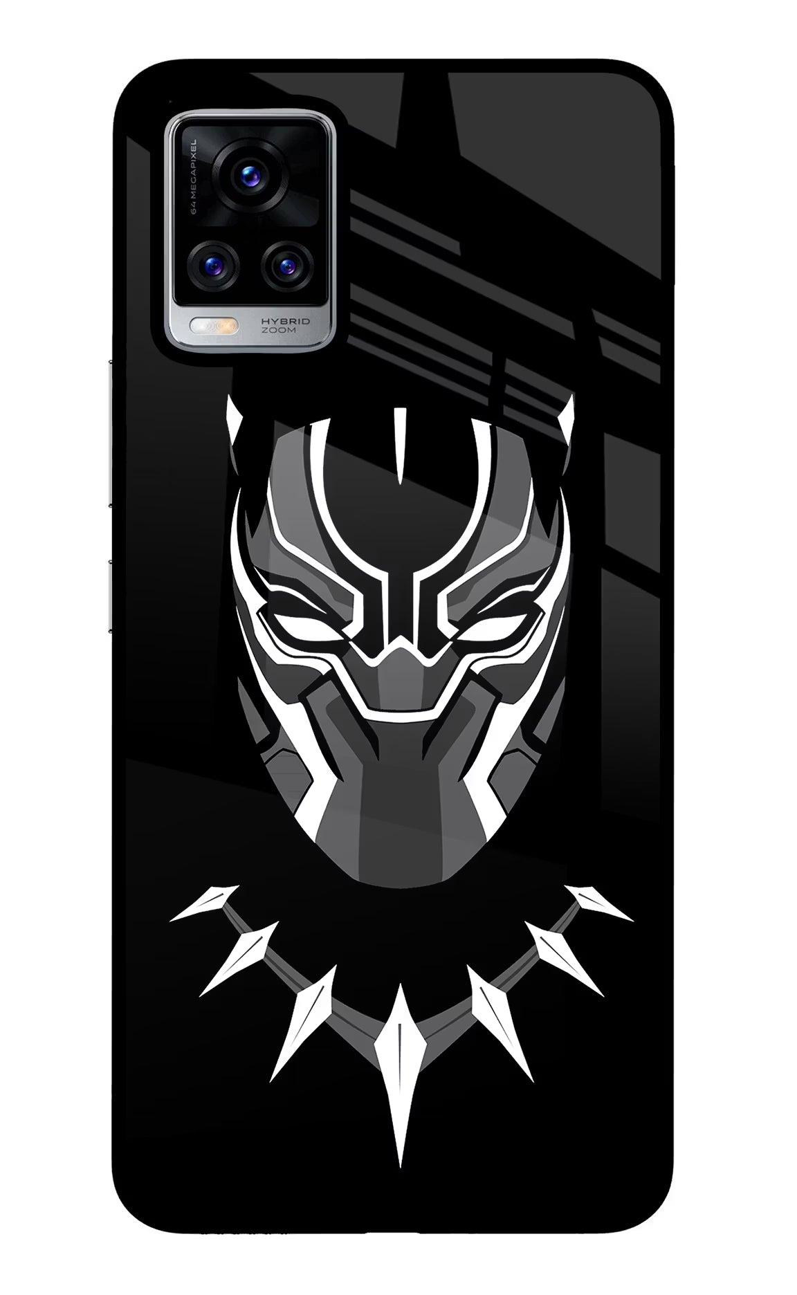 Black Panther Vivo V20 Pro Back Cover - Black Panther Vivo V20 Pro Glass Case Back Cover by Casekaro Black Panther Vivo V20 Pro Glass Case Back Cover by Casekaro