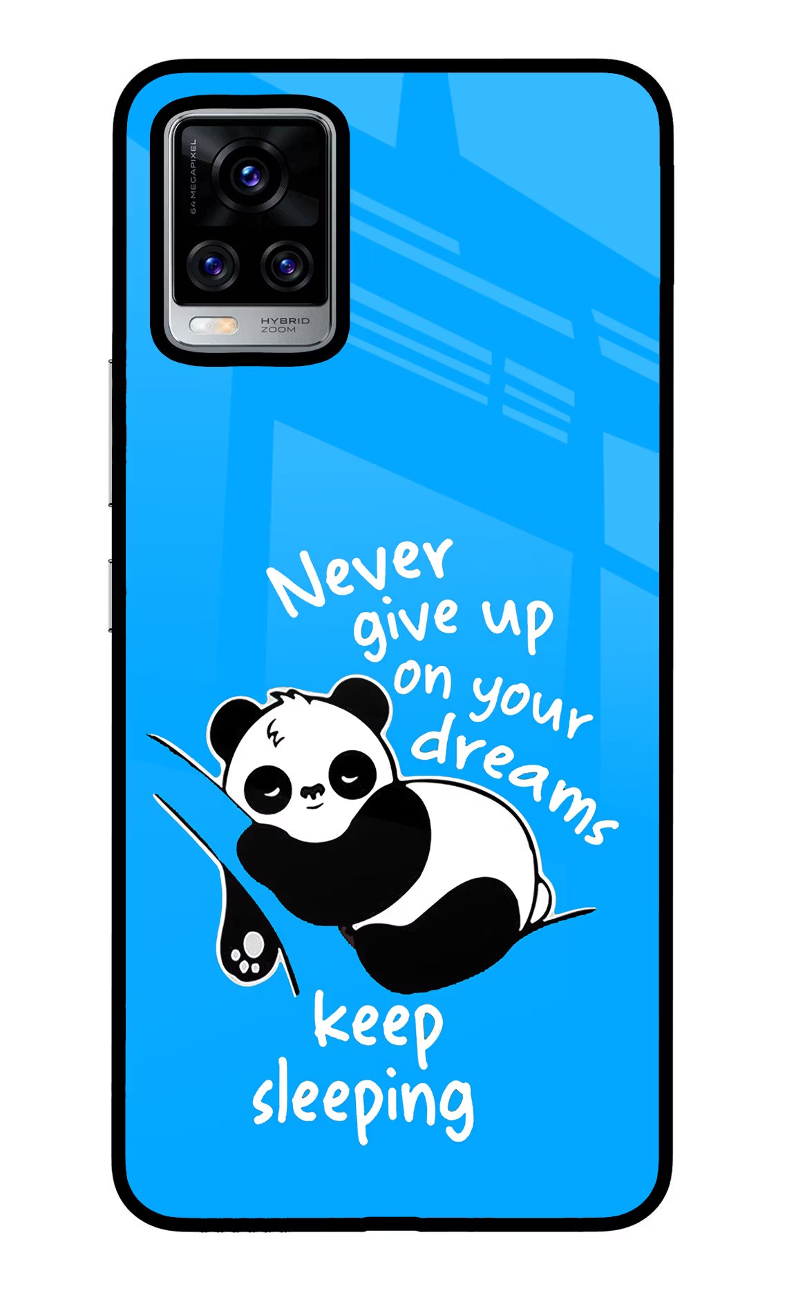 Keep Sleeping Vivo V20 Pro Back Cover - Keep Sleeping Vivo V20 Pro Glass Case Back Cover by Casekaro Keep Sleeping Vivo V20 Pro Glass Case Back Cover by Casekaro