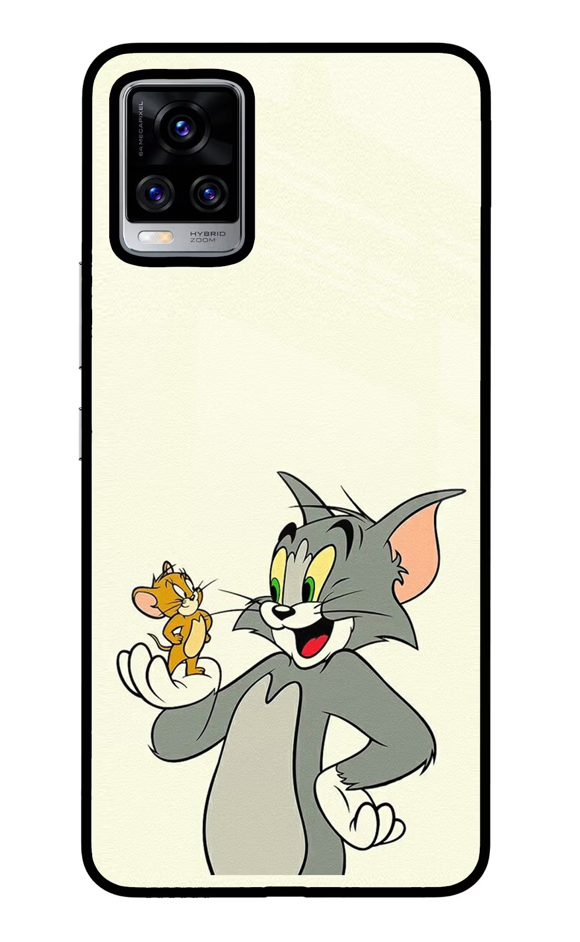 Tom & Jerry Vivo V20 Pro Back Cover - Tom & Jerry Vivo V20 Pro Glass Case Back Cover by Casekaro Tom & Jerry Vivo V20 Pro Glass Case Back Cover by Casekaro