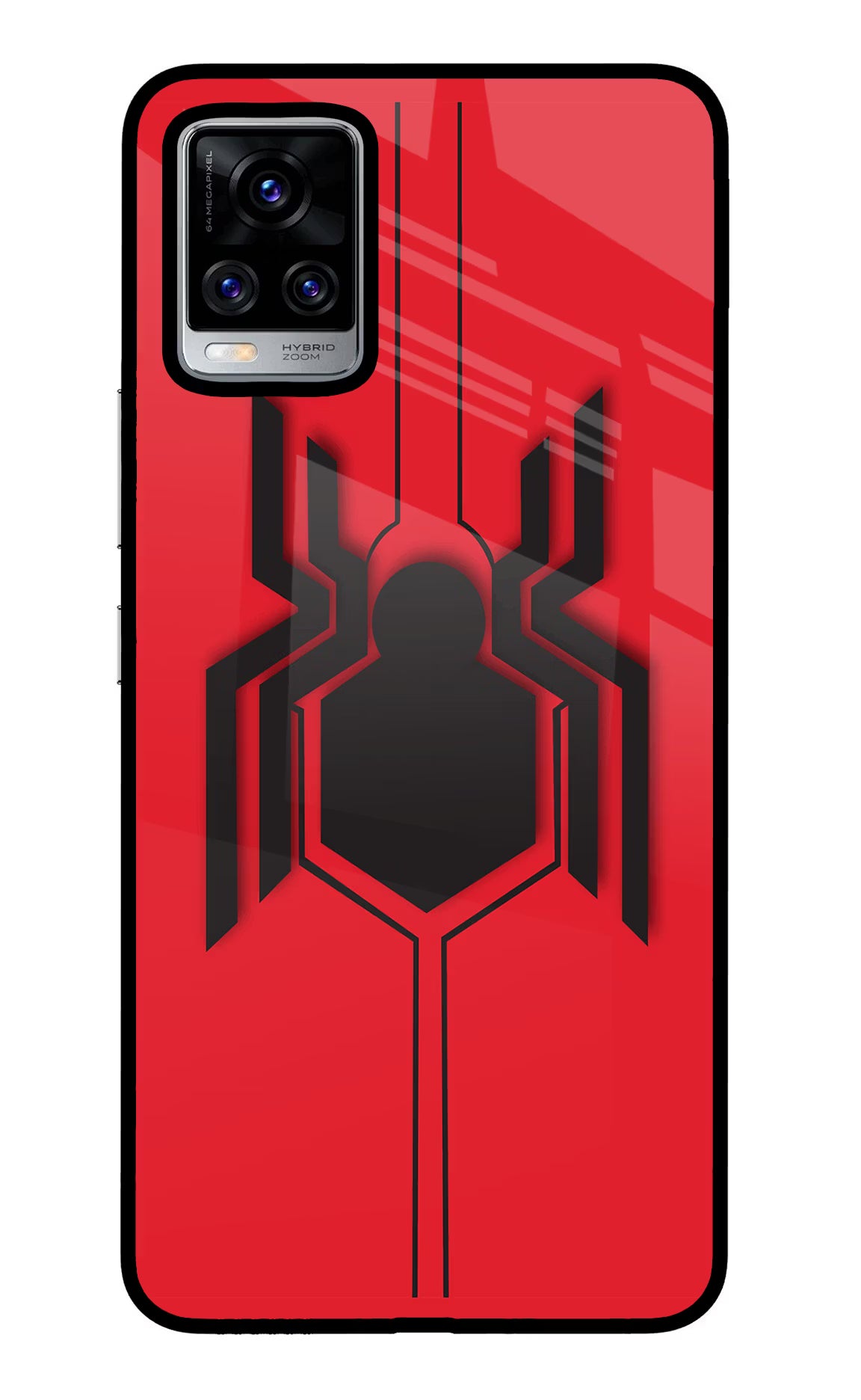 Spider Vivo V20 Pro Back Cover - Spider Vivo V20 Pro Glass Case Back Cover by Casekaro Spider Vivo V20 Pro Glass Case Back Cover by Casekaro
