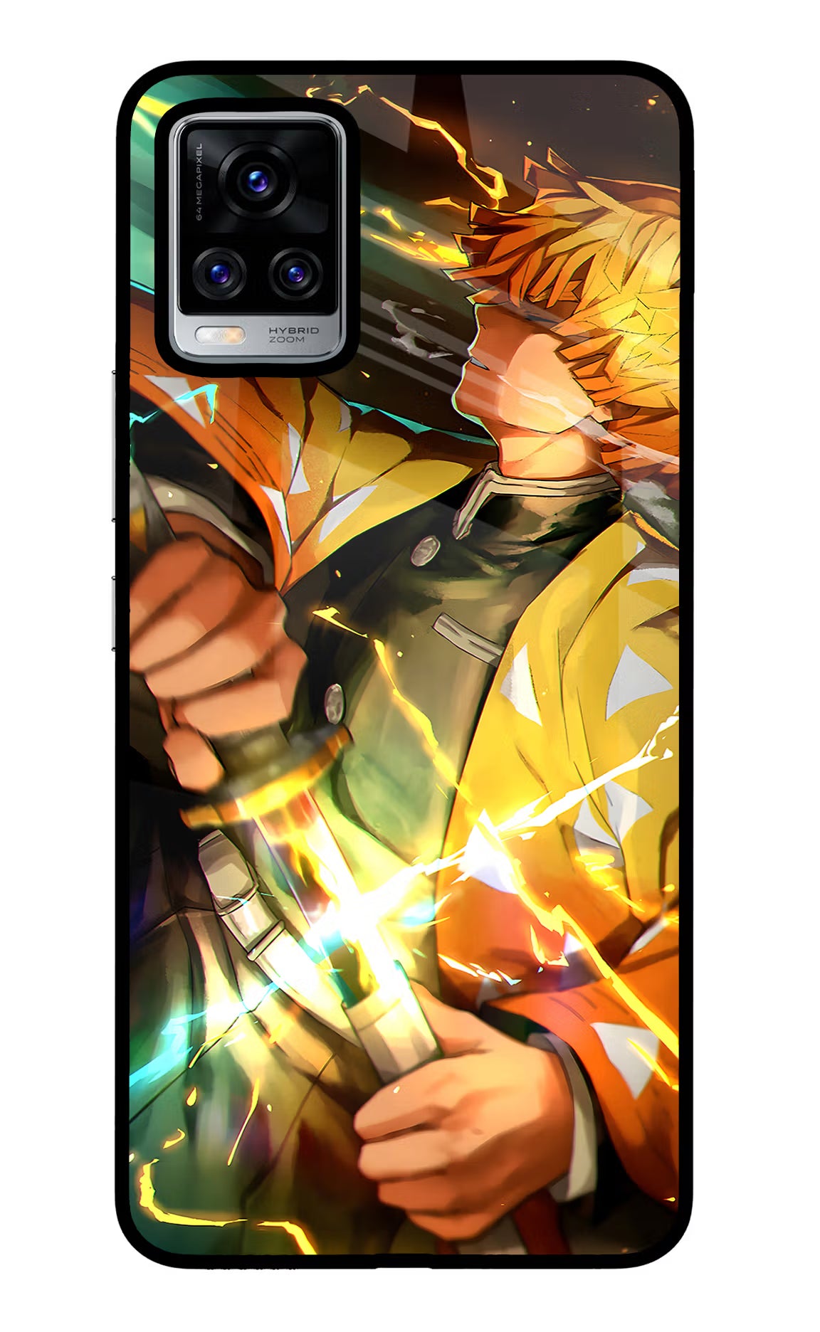 Demon Slayer Vivo V20 Pro Glass Case - Demon Slayer Vivo V20 Pro Glass Case Demon Slayer Vivo V20 Pro Glass Case