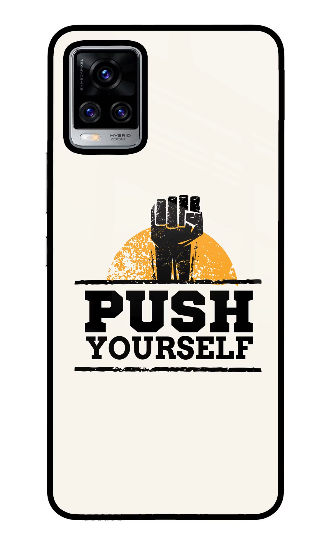 Push Yourself Vivo V20 Pro Glass Case - Push Yourself Vivo V20 Pro Glass Case Push Yourself Vivo V20 Pro Glass Case