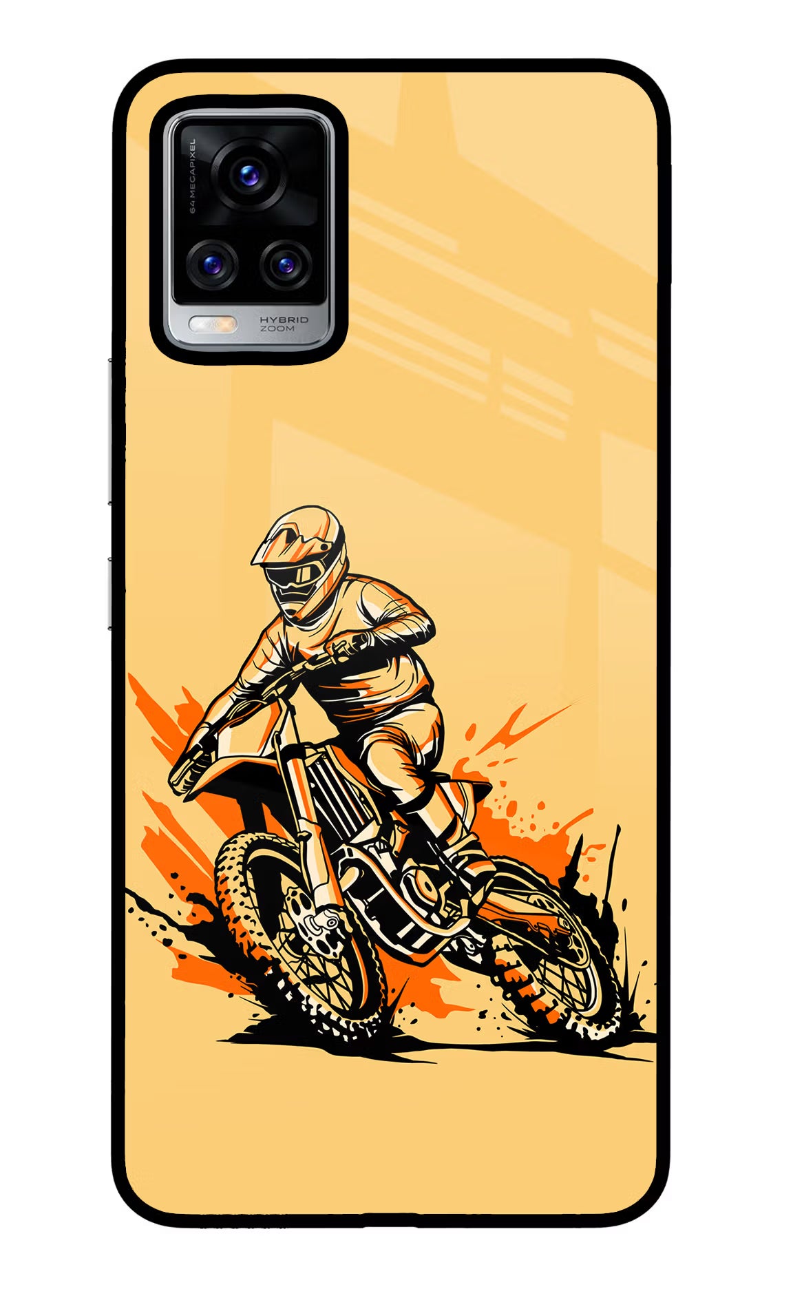 Off-Road Fury Vivo V20 Pro Back Cover - Off-Road Fury Vivo V20 Pro Glass Case Back Cover by Casekaro Off-Road Fury Vivo V20 Pro Glass Case Back Cover by Casekaro