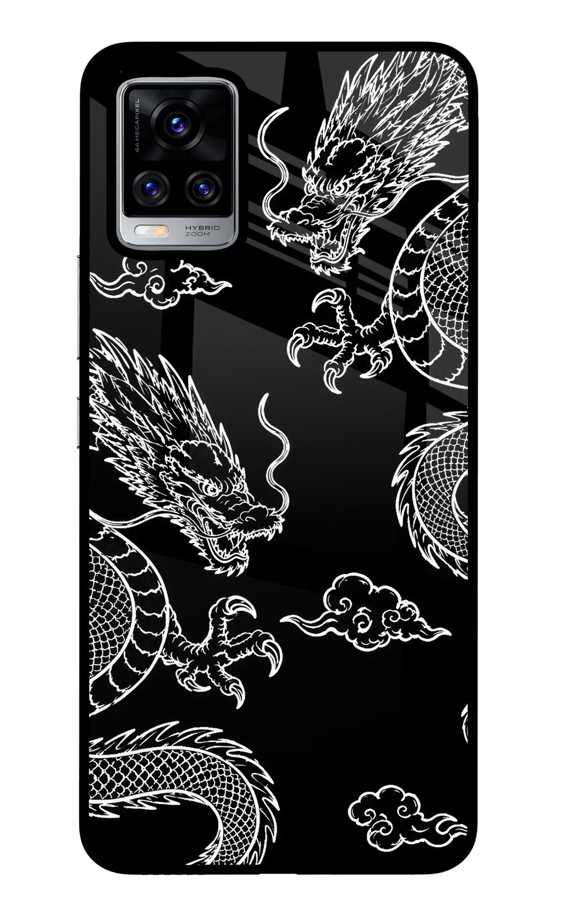 Twin Dragons Vivo V20 Pro Glass Case - Twin Dragons Vivo V20 Pro Glass Case Twin Dragons Vivo V20 Pro Glass Case