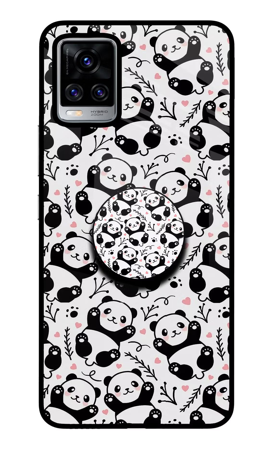 Cute Panda Vivo V20 Pro Pop Case - Cute Panda Vivo V20 Pro Pop Case by Casekaro Cute Panda Vivo V20 Pro Pop Case by Casekaro