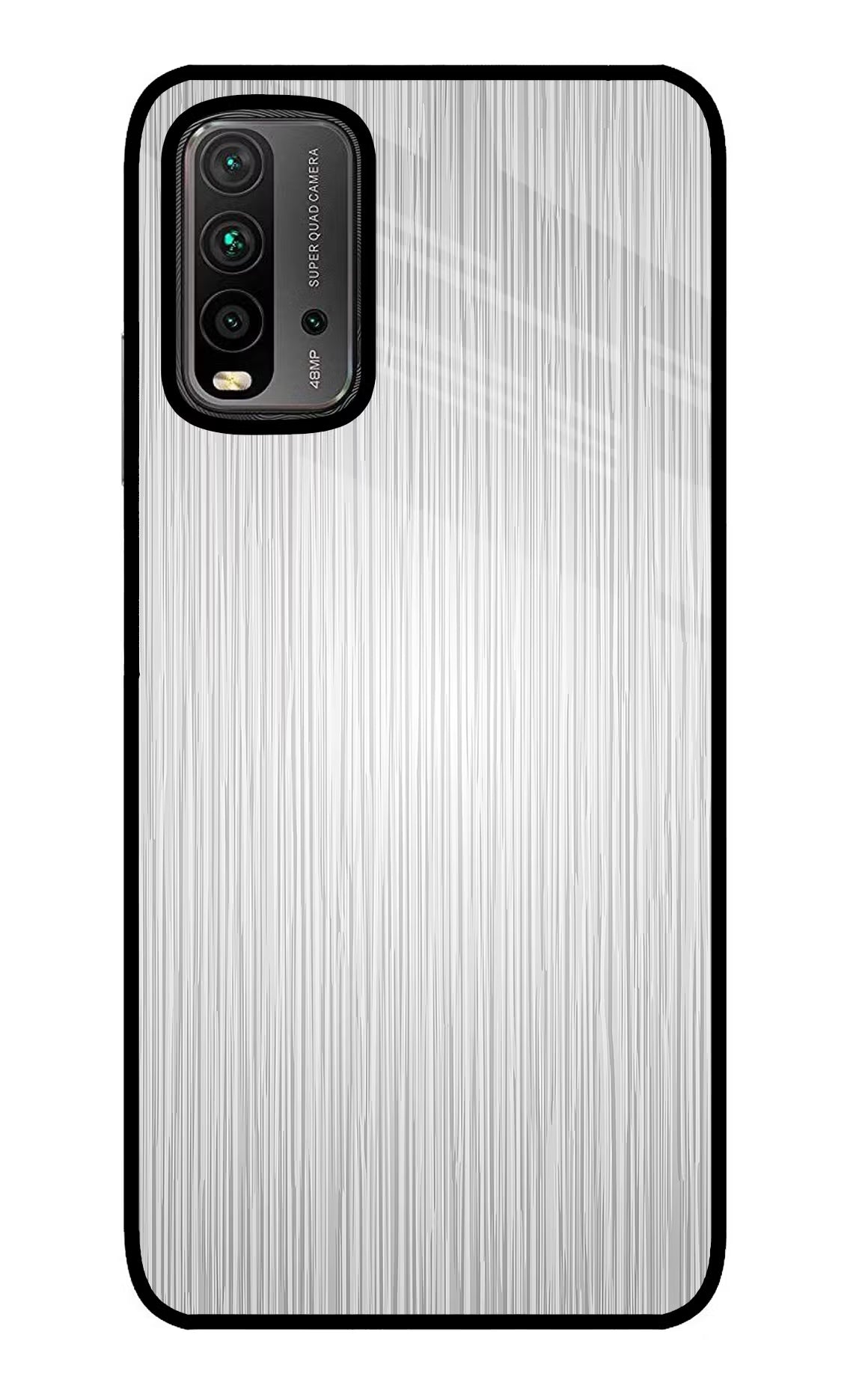 Wooden Grey Texture Redmi 9 Power Glass Case - Wooden Grey Texture Redmi 9 Power Glass Case Wooden Grey Texture Redmi 9 Power Glass Case