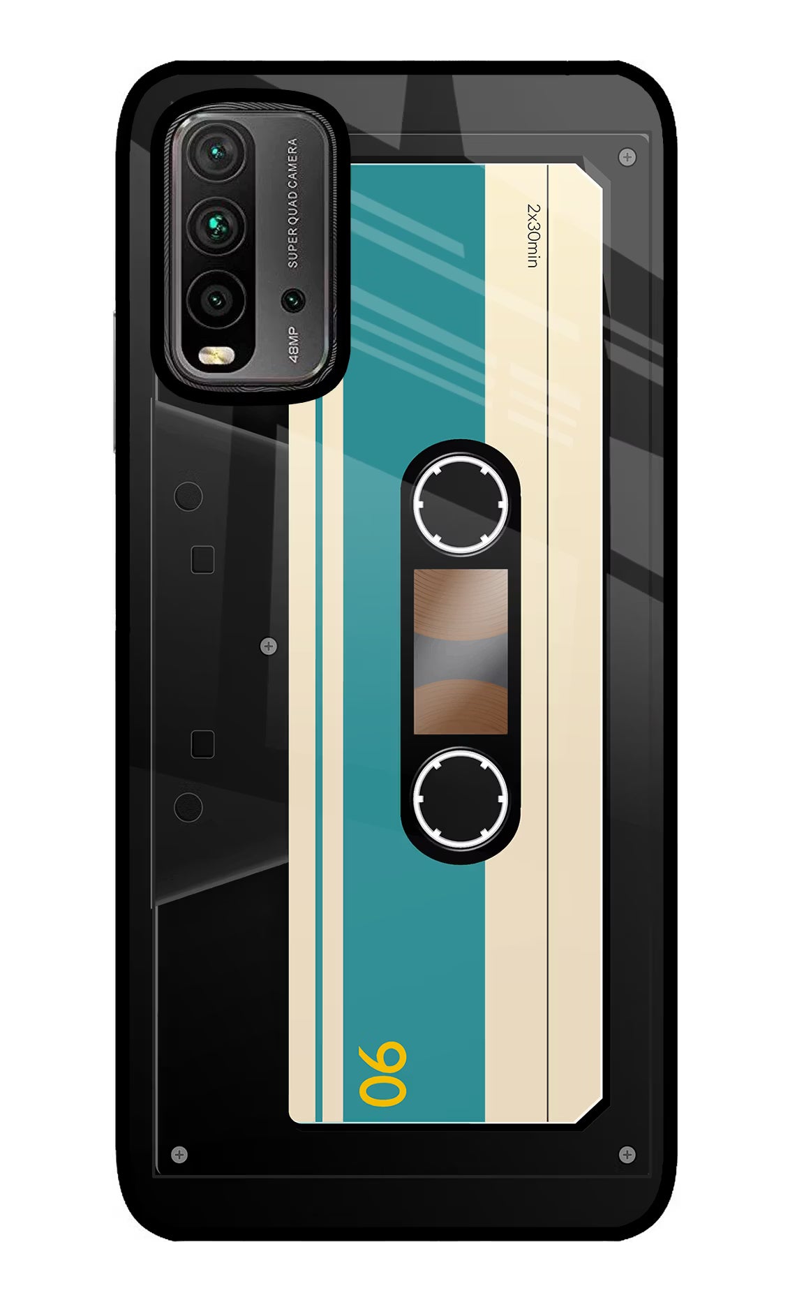 Cassette Redmi 9 Power Glass Case - Cassette Redmi 9 Power Glass Case Cassette Redmi 9 Power Glass Case