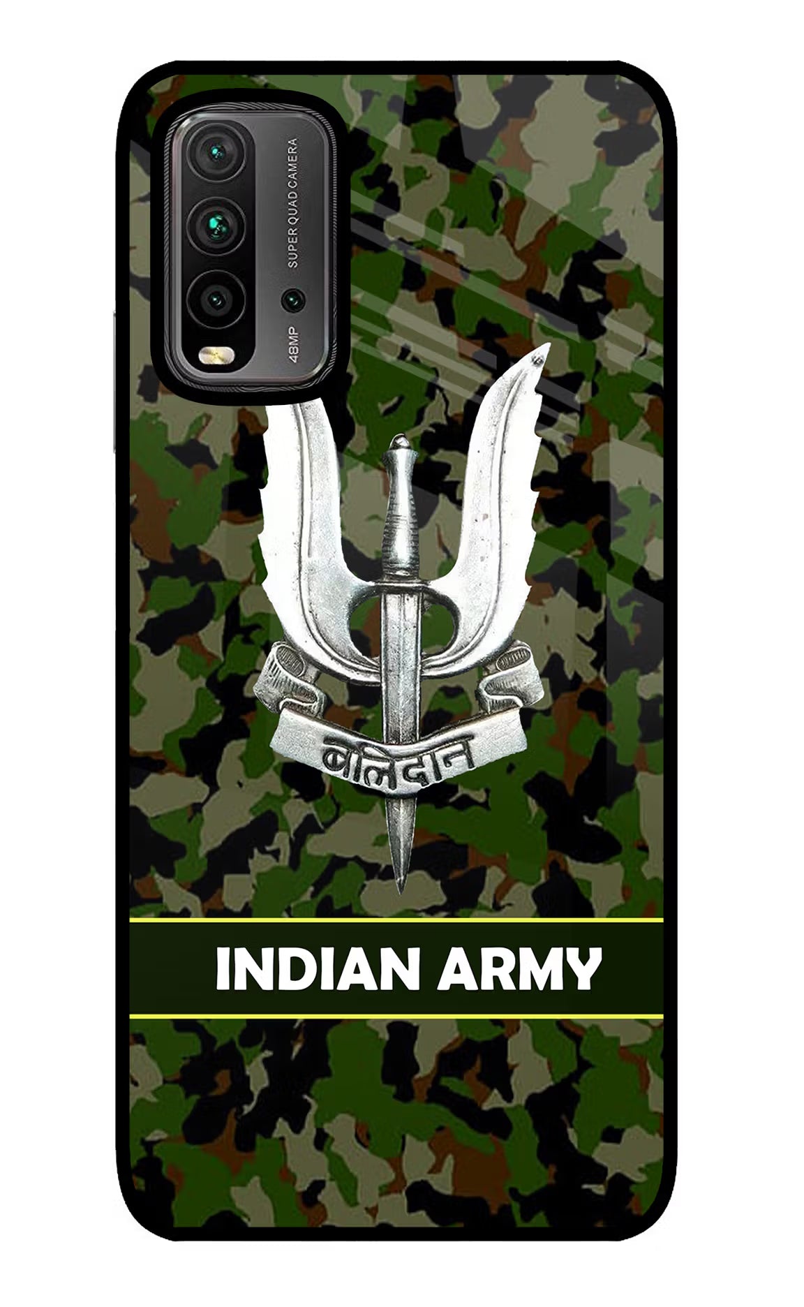 Balidan Indian Logo Redmi 9 Power Glass Case - Balidan Indian Logo Redmi 9 Power Glass Case Balidan Indian Logo Redmi 9 Power Glass Case