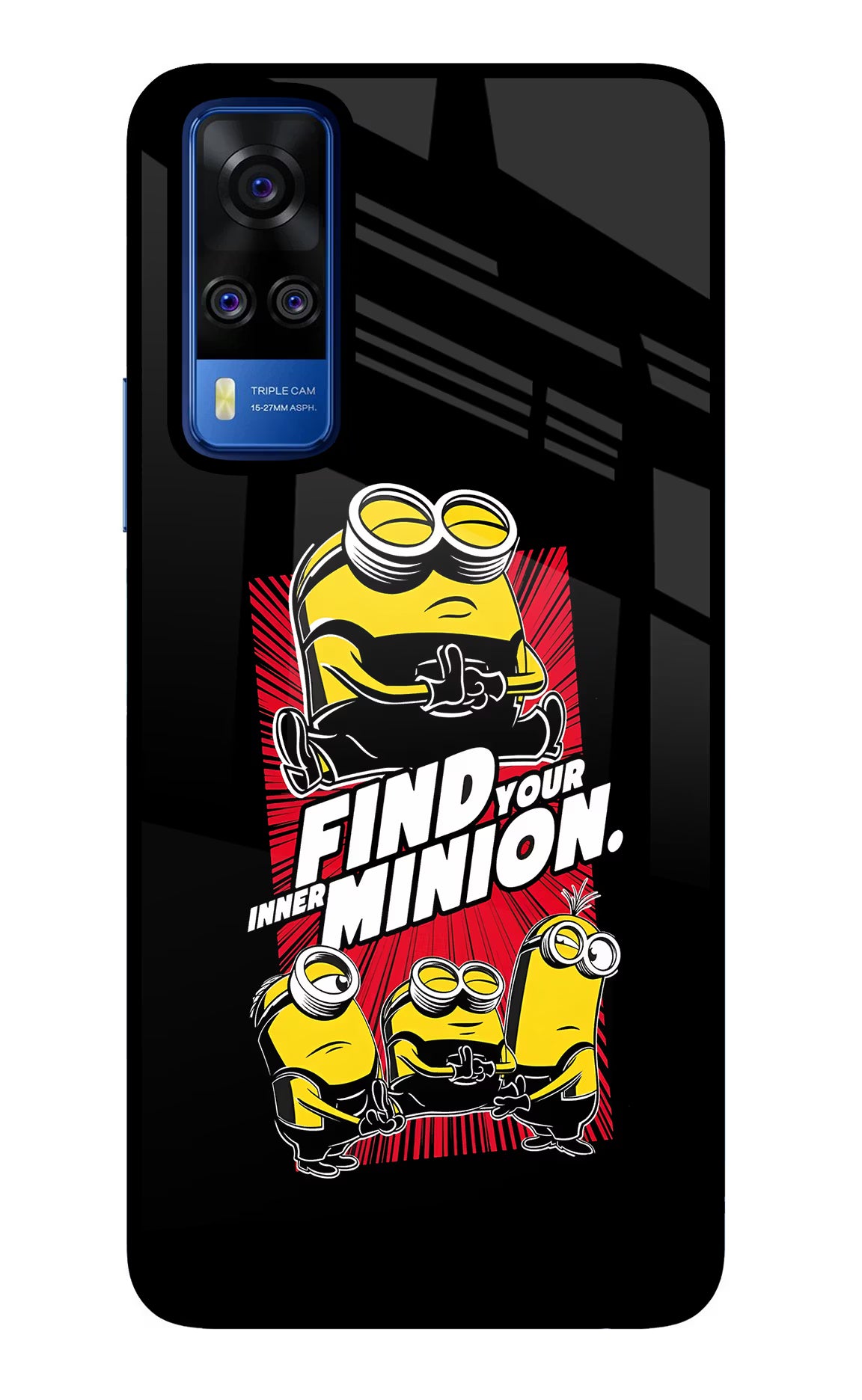 Find your inner Minion Vivo Y51A/Y51 2020 Glass Case - Find your inner Minion Vivo Y51A/Y51 2020 Glass Case Find your inner Minion Vivo Y51A/Y51 2020 Glass Case