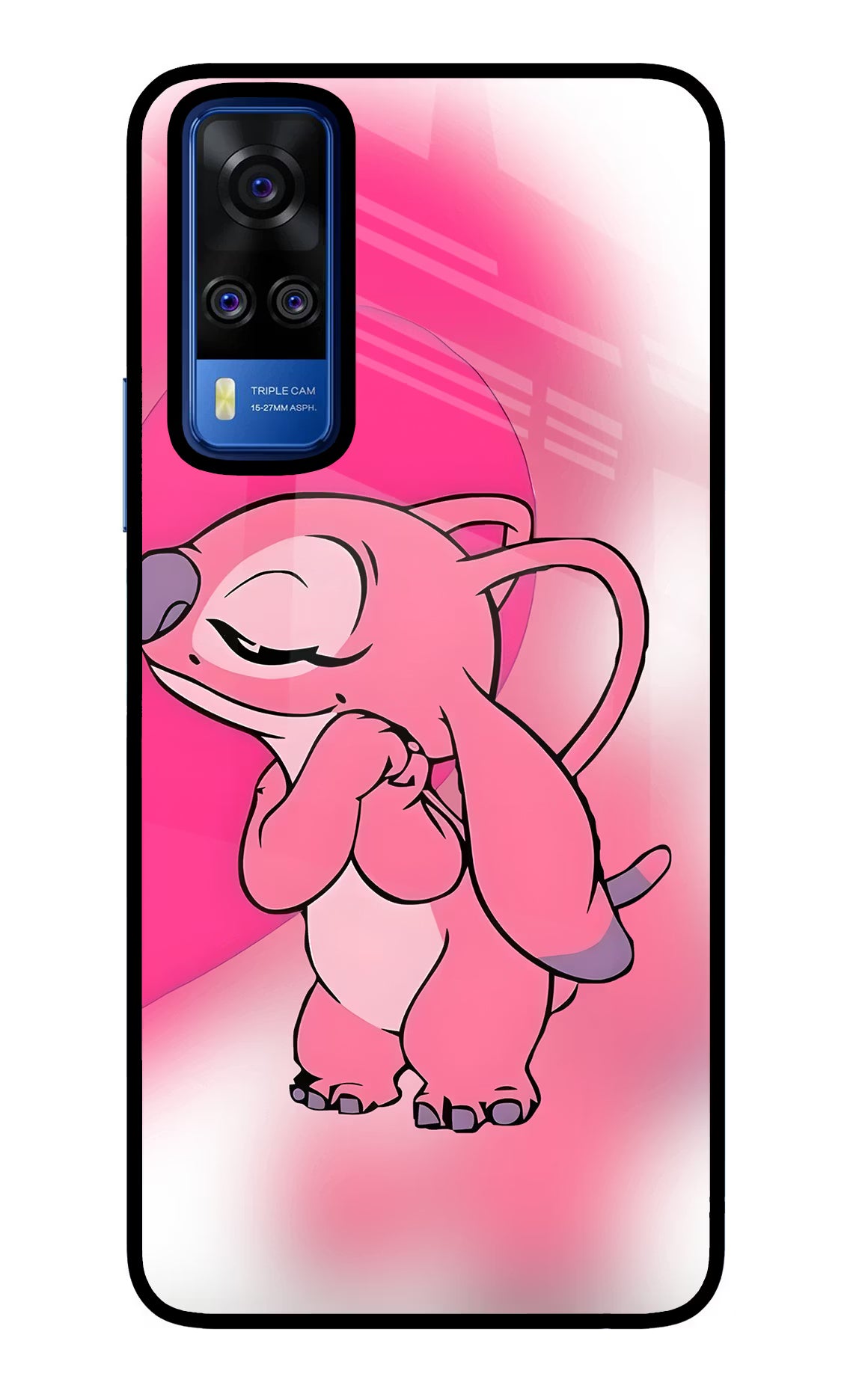 Angel Hug Vivo Y51A/Y51 2020 Glass Case - Angel Hug Vivo Y51A/Y51 2020 Glass Case Angel Hug Vivo Y51A/Y51 2020 Glass Case