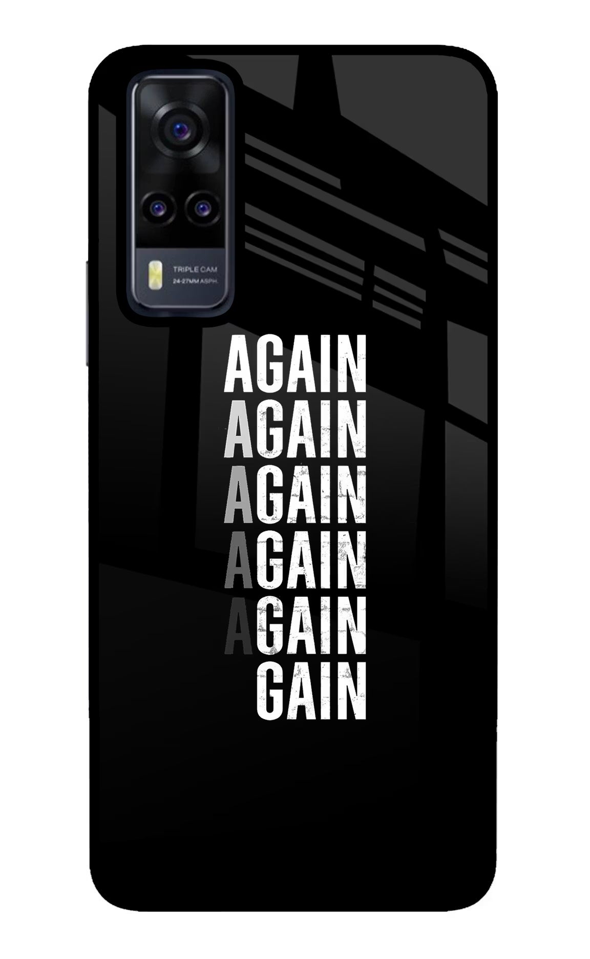 Again Again Gain Vivo Y31 Glass Case - Again Again Gain Vivo Y31 Glass Case Again Again Gain Vivo Y31 Glass Case