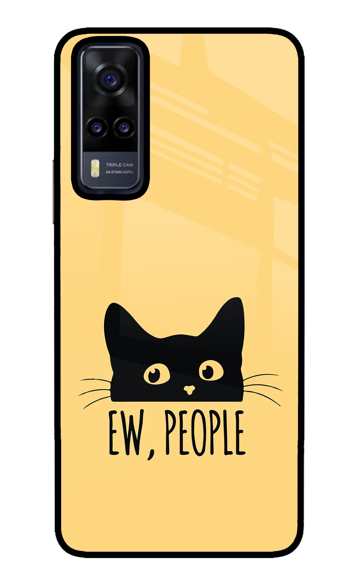 Ew People Catitude Vivo Y31 Glass Case - Ew People Catitude Vivo Y31 Glass Case Ew People Catitude Vivo Y31 Glass Case