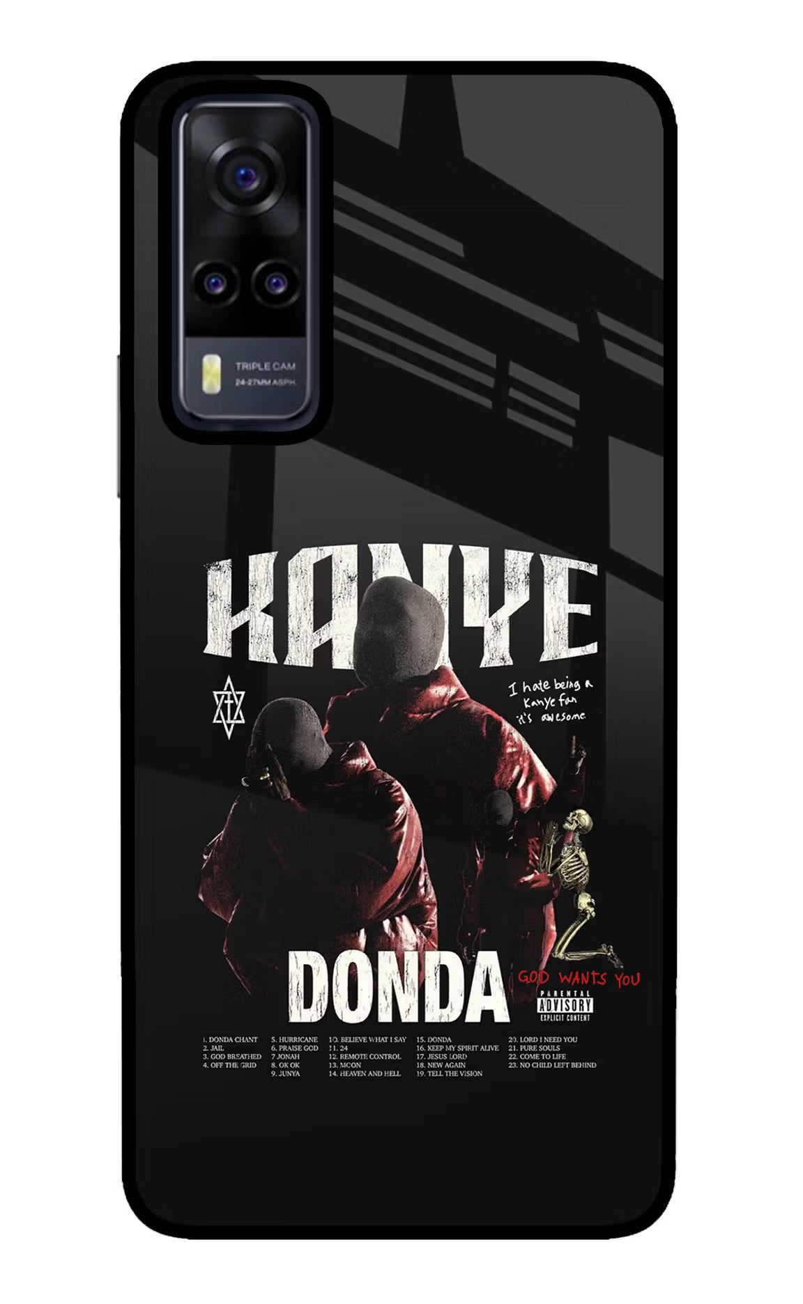 Donda Kanye West Vivo Y31 Glass Case - Donda Kanye West Vivo Y31 Glass Case Donda Kanye West Vivo Y31 Glass Case