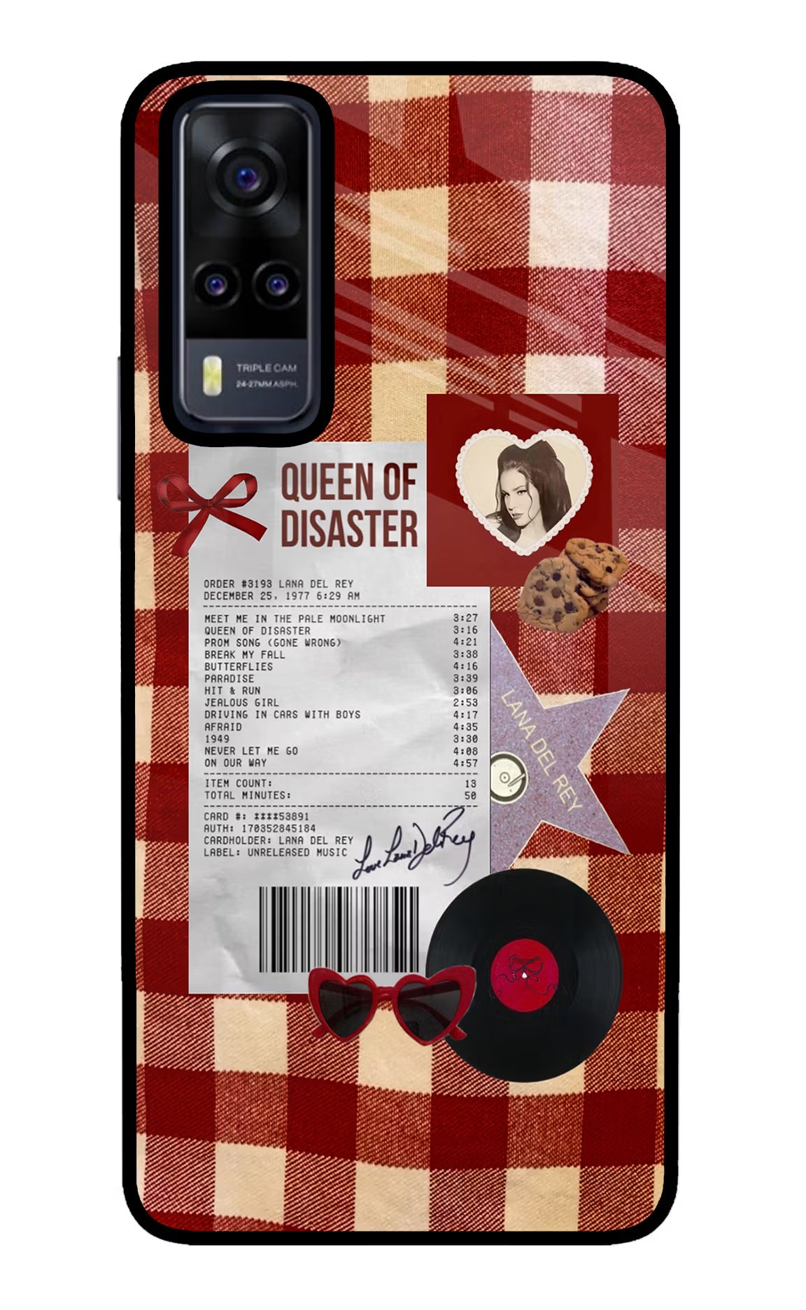 Queen of Disaster Vivo Y31 Glass Case - Queen of Disaster Vivo Y31 Glass Case Queen of Disaster Vivo Y31 Glass Case