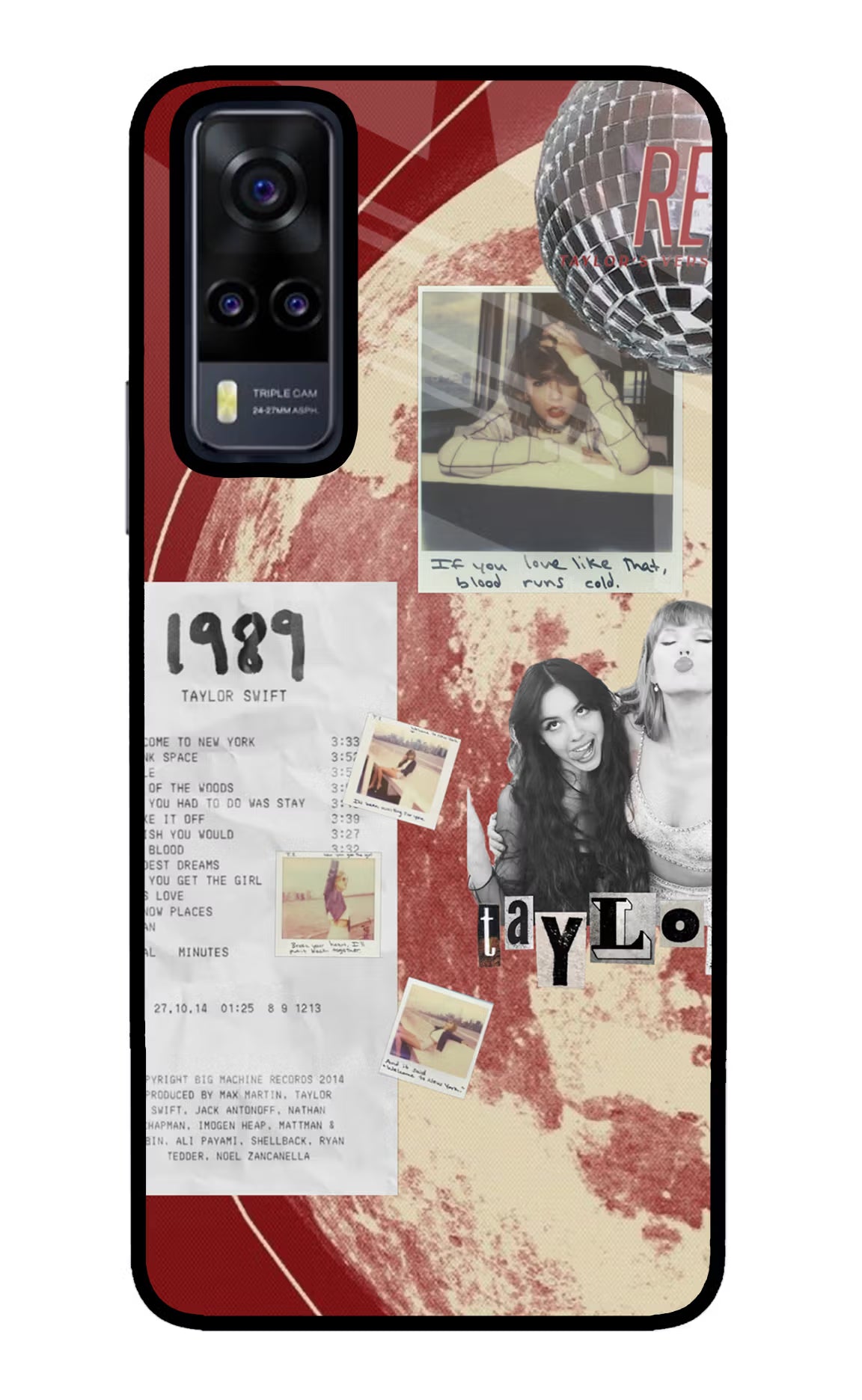 Taylor Swift Vivo Y31 Glass Case - Taylor Swift Vivo Y31 Glass Case Taylor Swift Vivo Y31 Glass Case