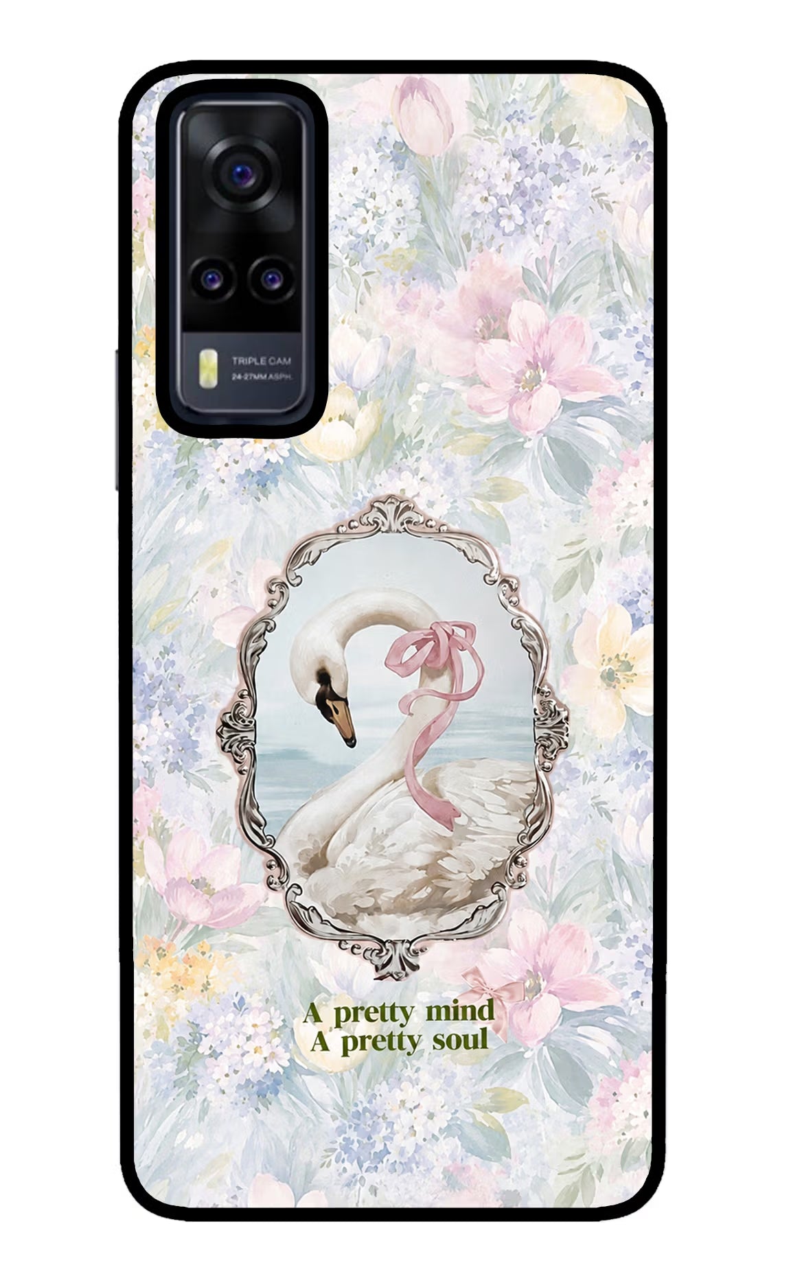 Pretty Mind Pretty Soul Vivo Y31 Glass Case - Pretty Mind Pretty Soul Vivo Y31 Glass Case Pretty Mind Pretty Soul Vivo Y31 Glass Case