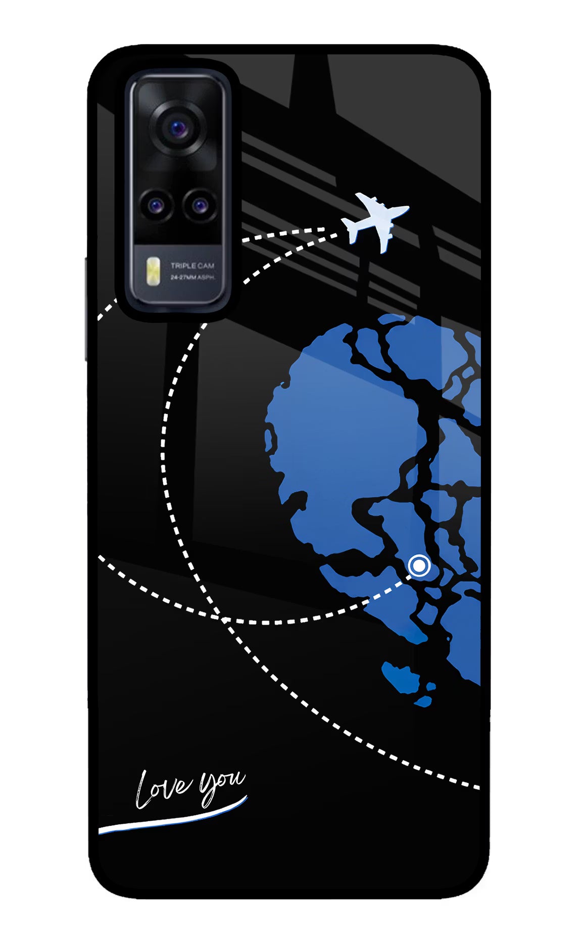 Love Orbit Vivo Y31 Glass Case - Love Orbit Vivo Y31 Glass Case Love Orbit Vivo Y31 Glass Case