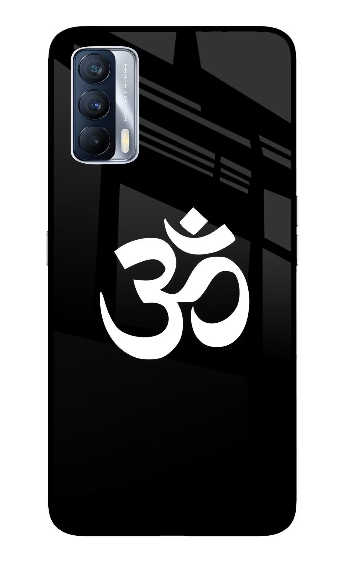 Om Realme X7 Back Cover - Om Realme X7 Glass Case Back Cover by Casekaro Om Realme X7 Glass Case Back Cover by Casekaro