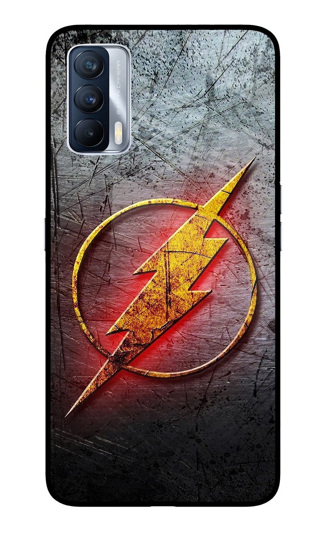Flash Realme X7 Back Cover - Flash Realme X7 Glass Case Back Cover by Casekaro Flash Realme X7 Glass Case Back Cover by Casekaro