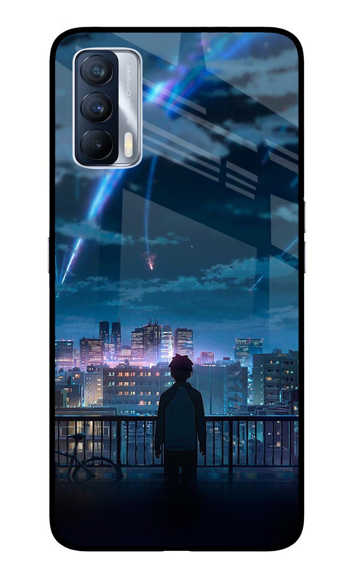 Anime Realme X7 Back Cover - Anime Realme X7 Glass Case Back Cover by Casekaro Anime Realme X7 Glass Case Back Cover by Casekaro