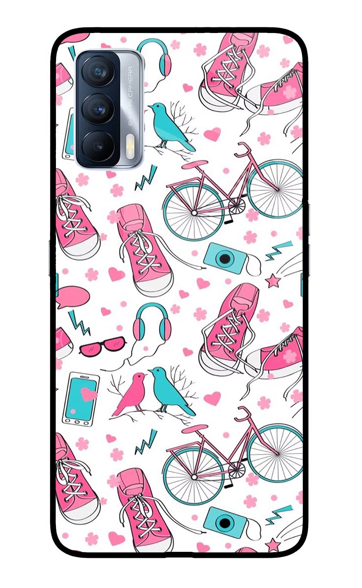 Artwork Realme X7 Glass Case - Artwork Realme X7 Glass Case Artwork Realme X7 Glass Case