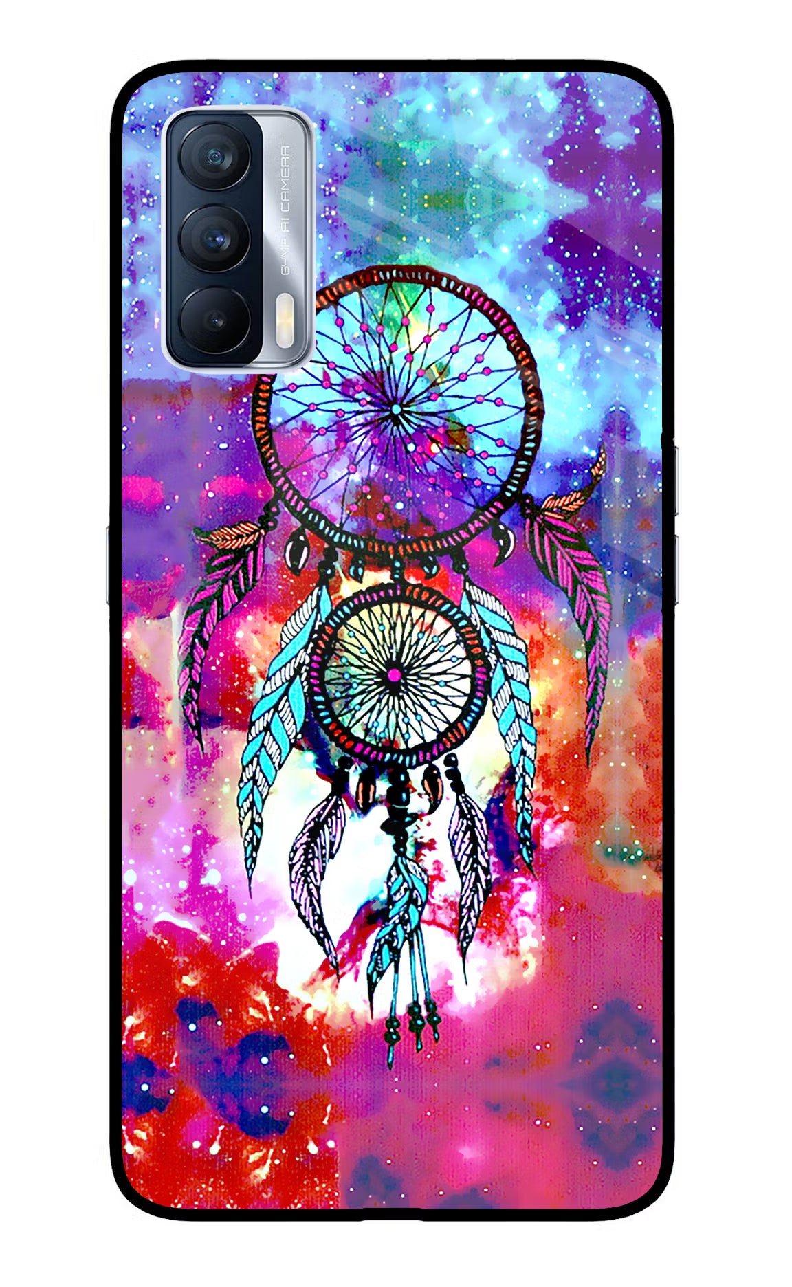Dream Catcher Abstract Realme X7 Glass Case - Dream Catcher Abstract Realme X7 Glass Case Dream Catcher Abstract Realme X7 Glass Case