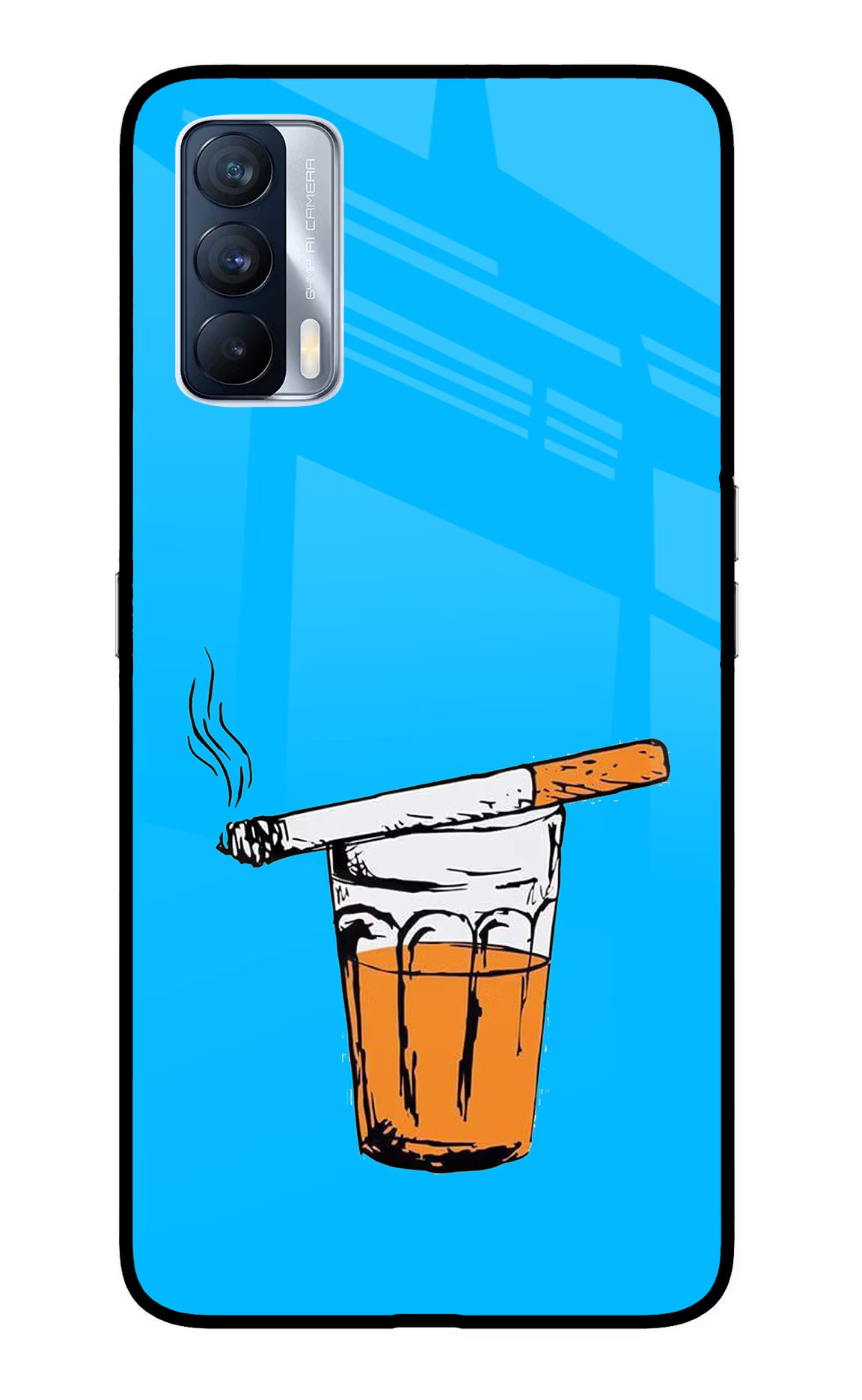 Chai Sutta Realme X7 Glass Case - Chai Sutta Realme X7 Glass Case Chai Sutta Realme X7 Glass Case
