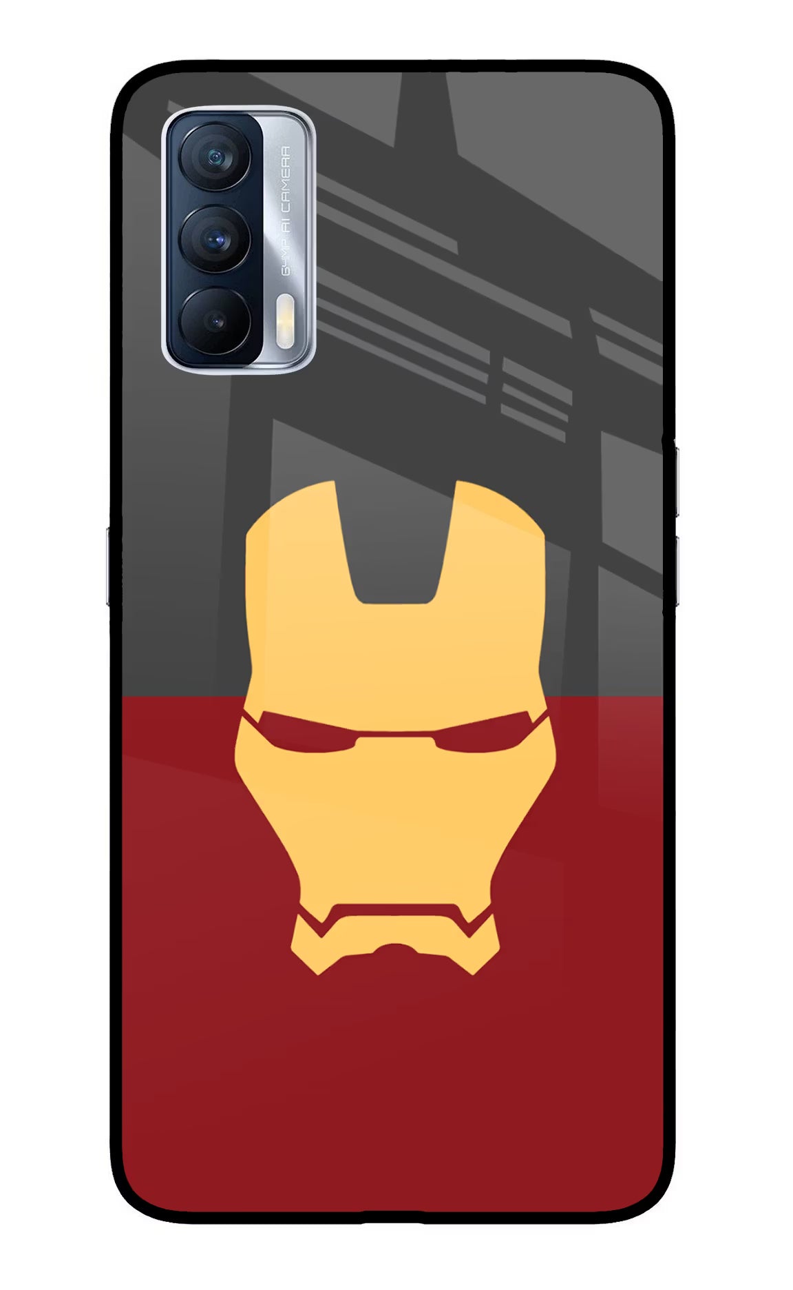 Ironman Realme X7 Glass Case - Ironman Realme X7 Glass Case Ironman Realme X7 Glass Case
