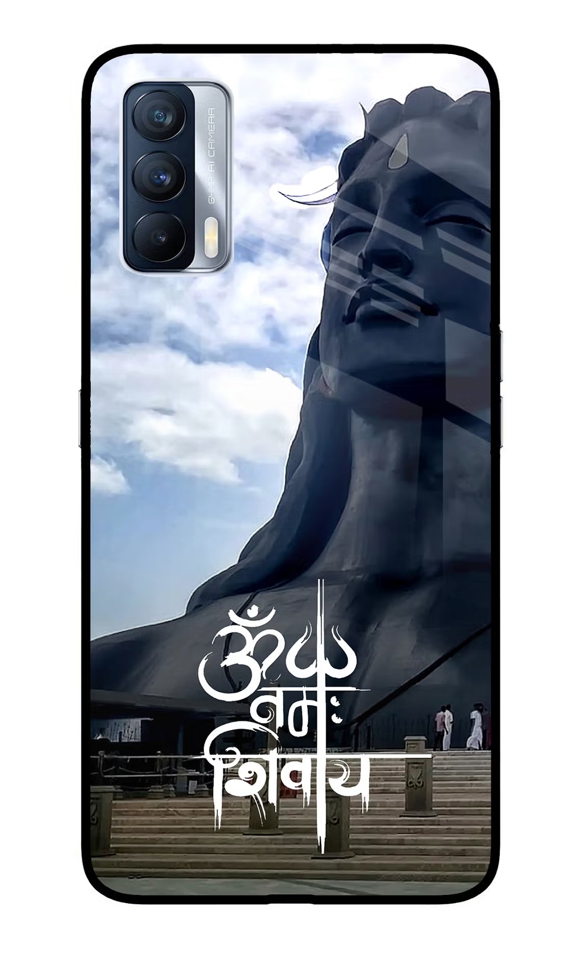 Om Namah Shivay Realme X7 Glass Case - Om Namah Shivay Realme X7 Glass Case Om Namah Shivay Realme X7 Glass Case
