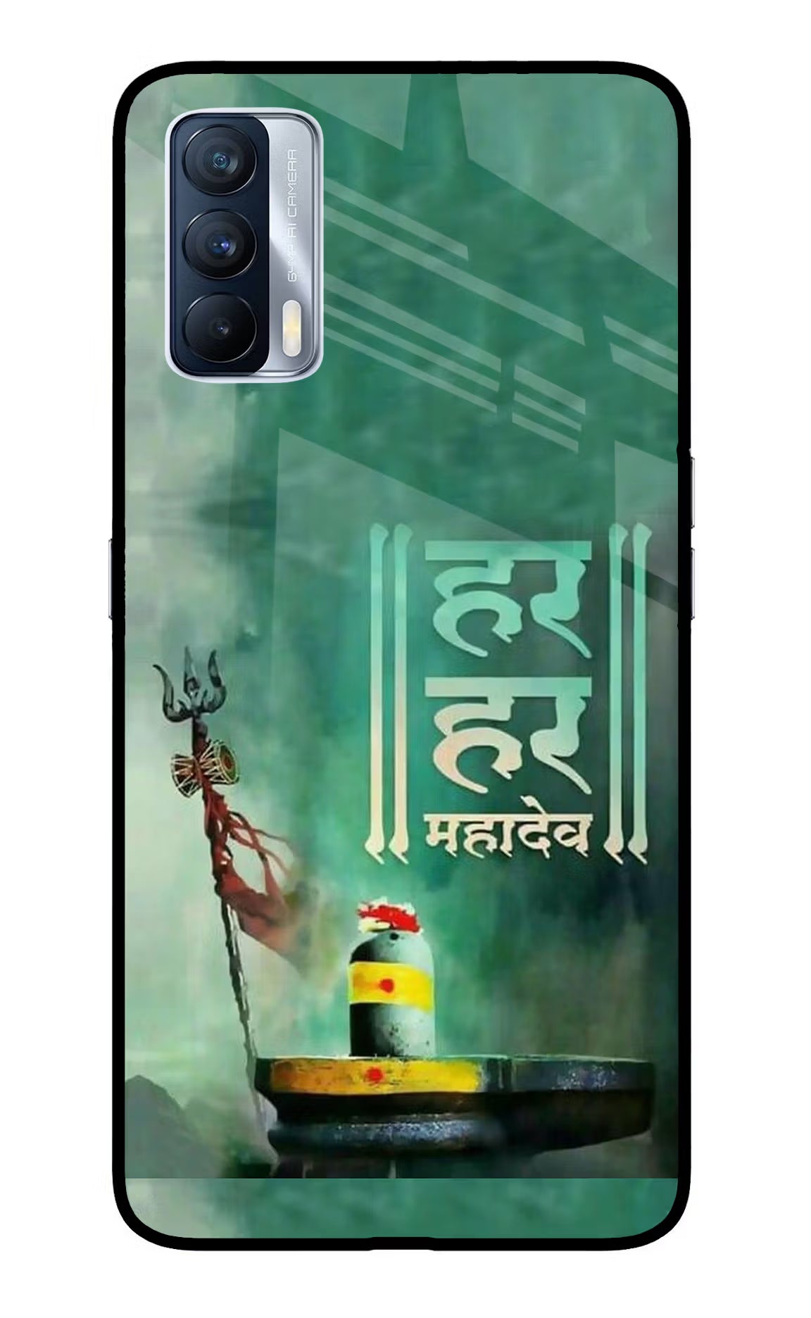 Har Har Mahadev Shivling Realme X7 Back Cover - Har Har Mahadev Shivling Realme X7 Glass Case Back Cover by Casekaro Har Har Mahadev Shivling Realme X7 Glass Case Back Cover by Casekaro