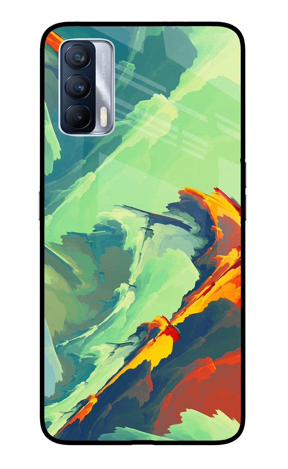 Paint Art Realme X7 Glass Case - Paint Art Realme X7 Glass Case Paint Art Realme X7 Glass Case