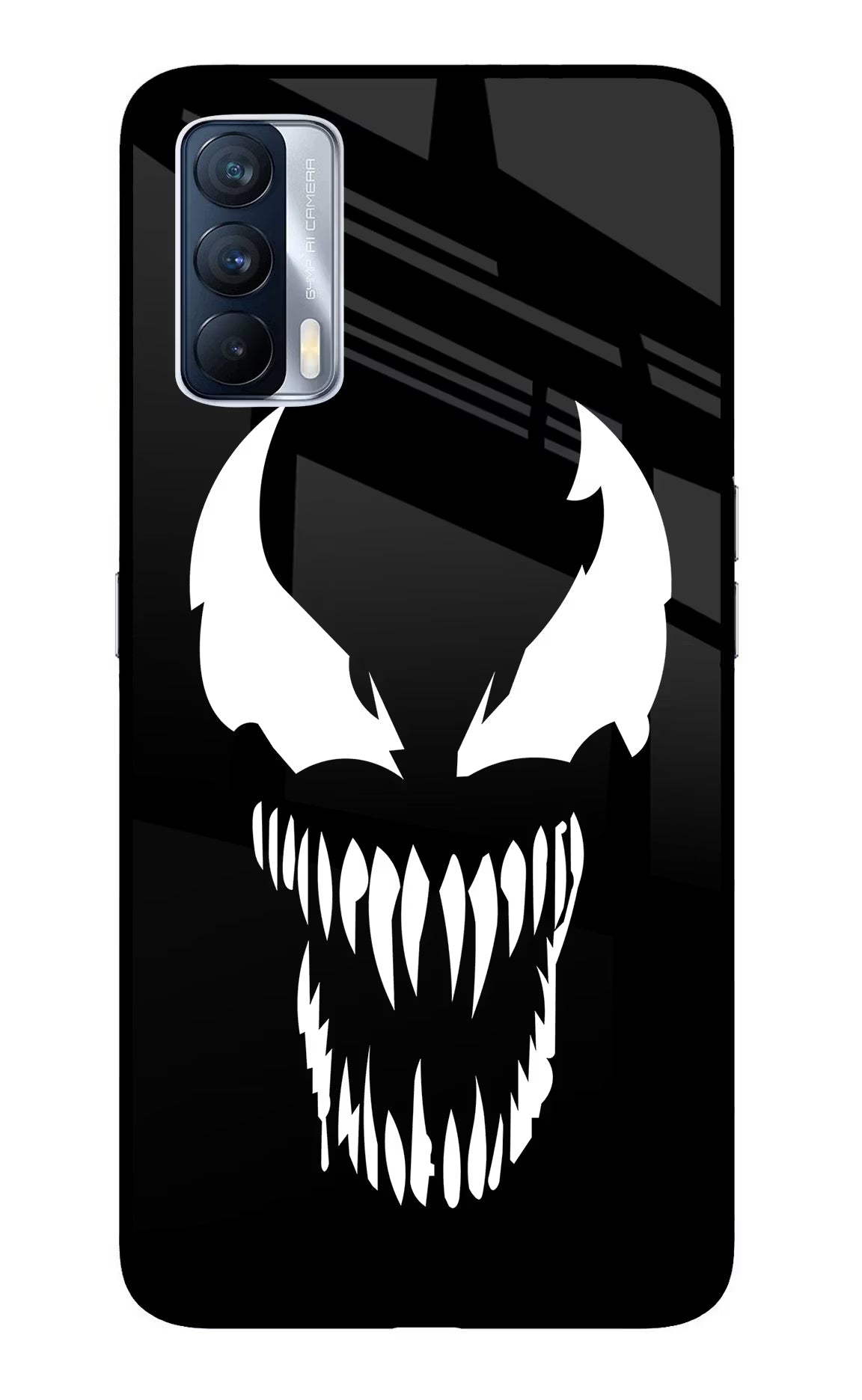 Venom Realme X7 Back Cover - Venom Realme X7 Glass Case Back Cover by Casekaro Venom Realme X7 Glass Case Back Cover by Casekaro