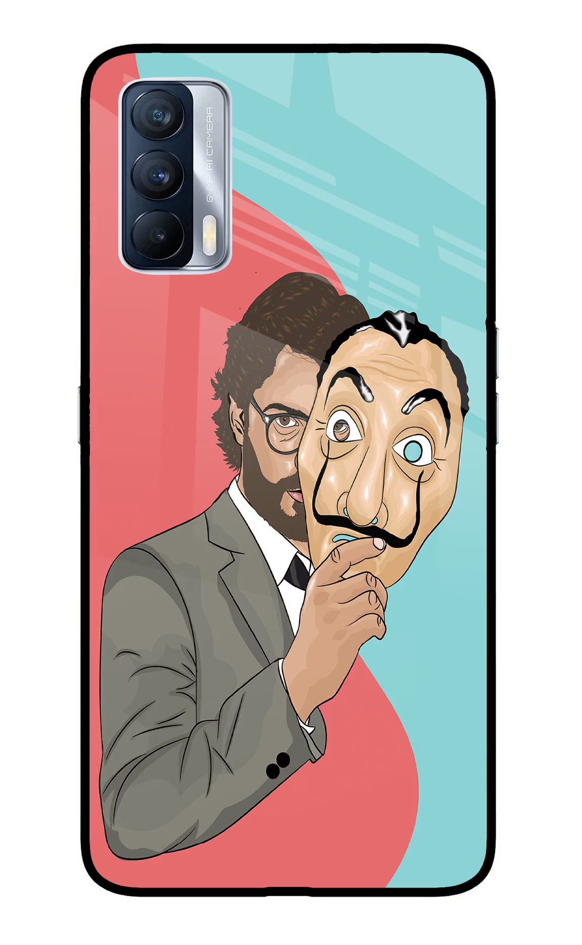 Professor Realme X7 Glass Case - Professor Realme X7 Glass Case Professor Realme X7 Glass Case