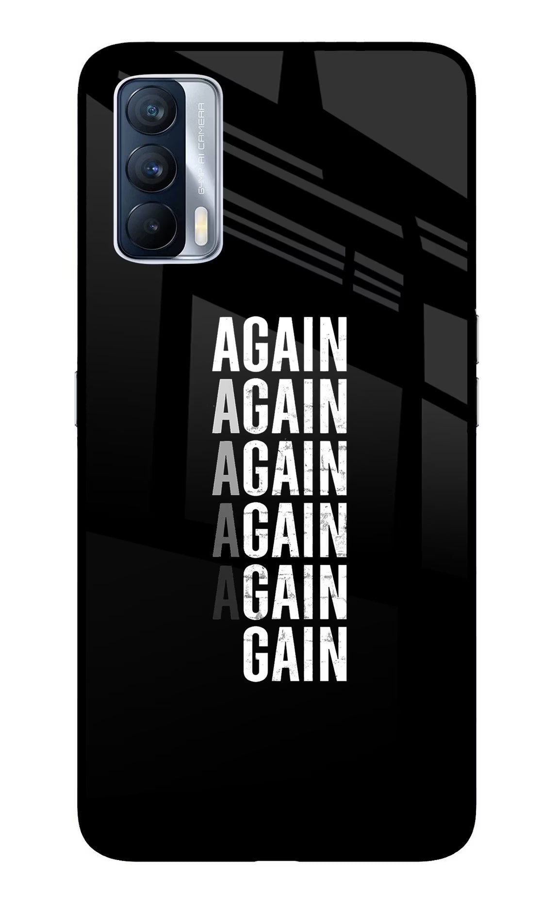Again Again Gain Realme X7 Glass Case - Again Again Gain Realme X7 Glass Case Again Again Gain Realme X7 Glass Case