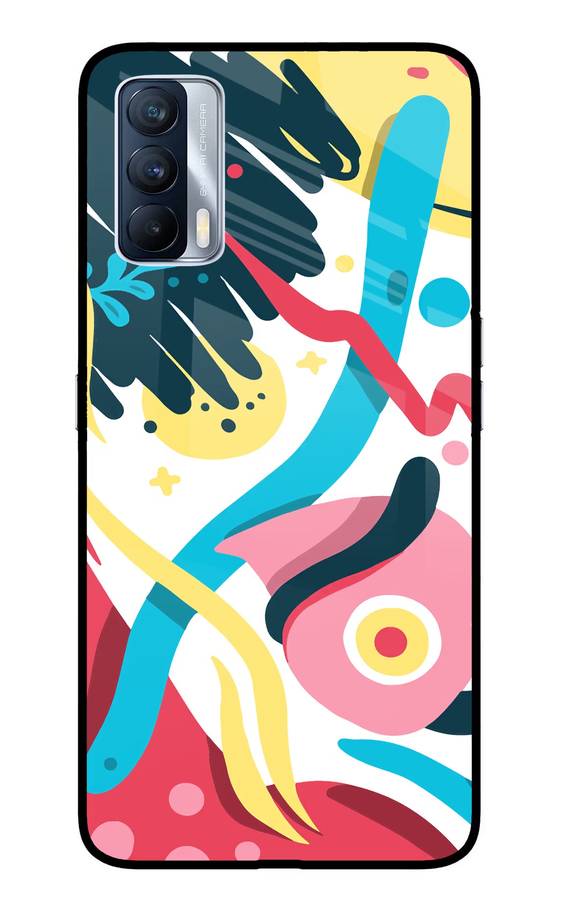 Trippy Realme X7 Glass Case - Trippy Realme X7 Glass Case Trippy Realme X7 Glass Case
