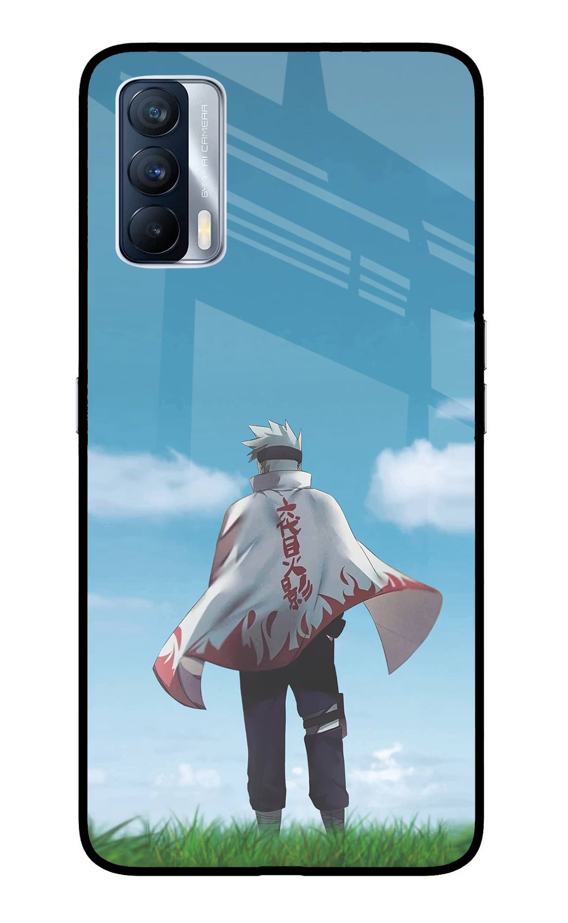 Kakashi Realme X7 Back Cover - Kakashi Realme X7 Glass Case Back Cover by Casekaro Kakashi Realme X7 Glass Case Back Cover by Casekaro