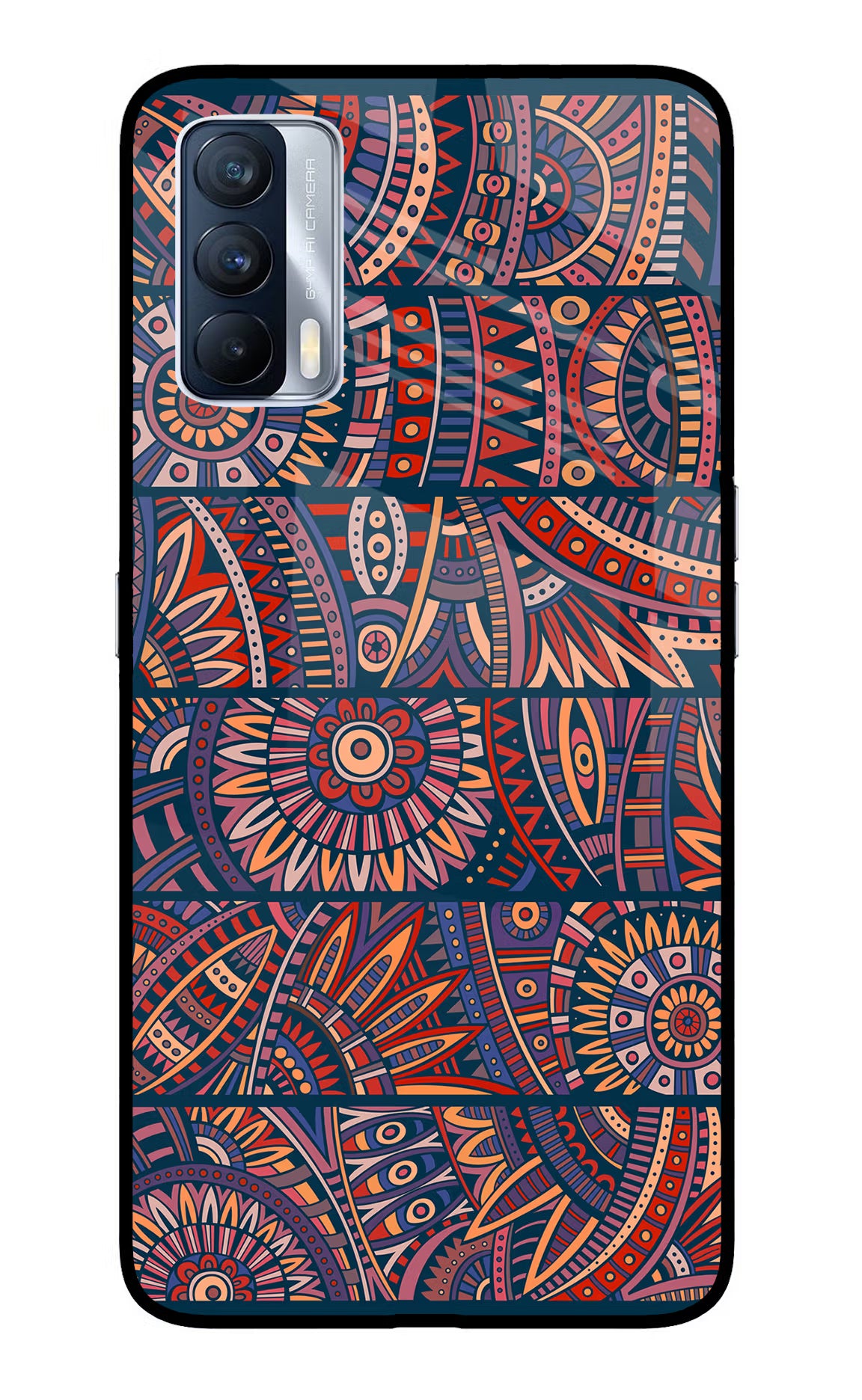 African Culture Design Realme X7 Back Cover - African Culture Design Realme X7 Glass Case Back Cover by Casekaro African Culture Design Realme X7 Glass Case Back Cover by Casekaro
