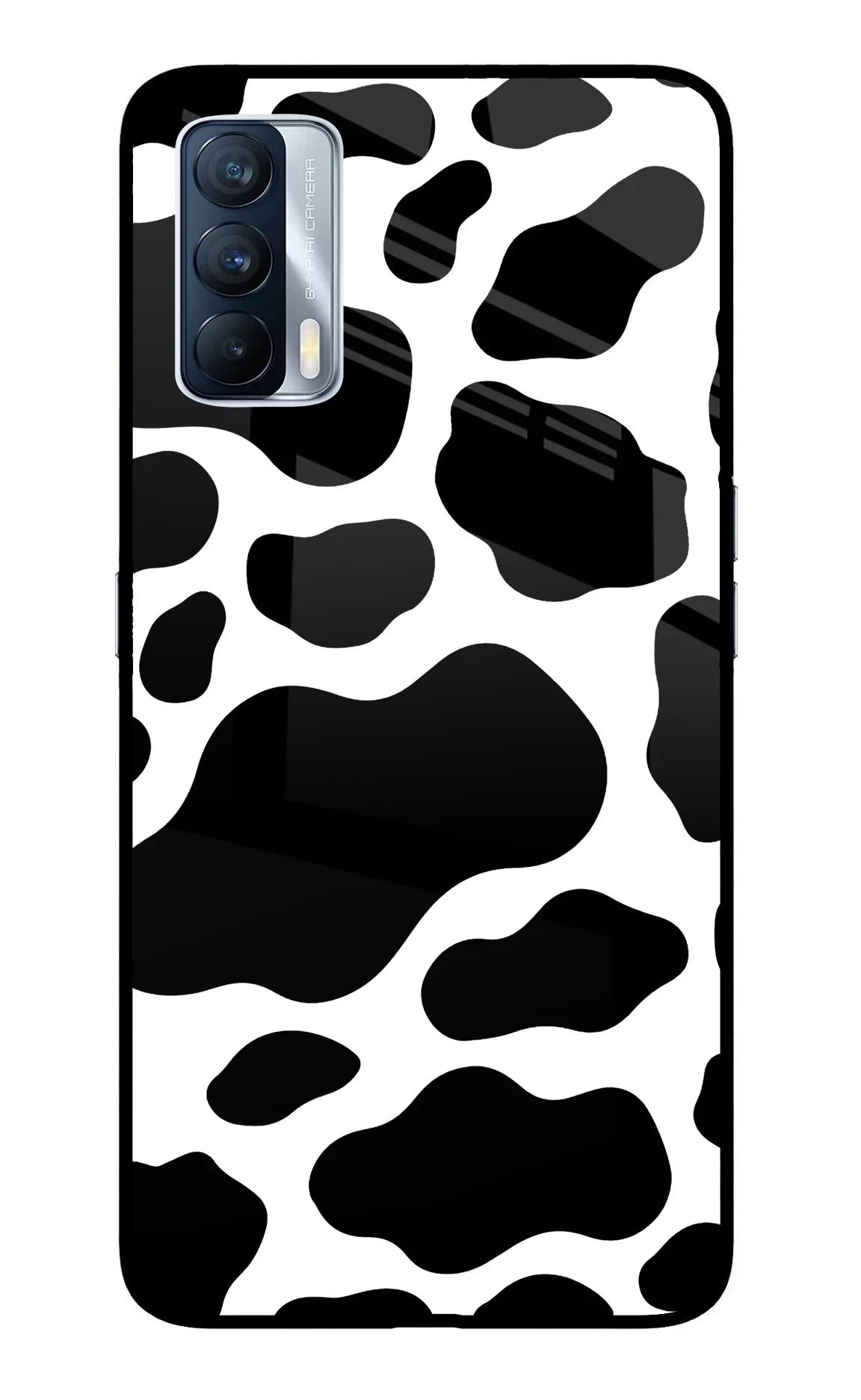 Cow Spots Realme X7 Glass Case - Cow Spots Realme X7 Glass Case Cow Spots Realme X7 Glass Case