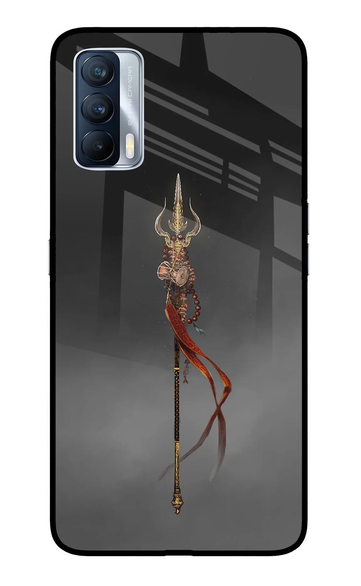 Shiv Trishul Realme X7 Glass Case - Shiv Trishul Realme X7 Glass Case Shiv Trishul Realme X7 Glass Case