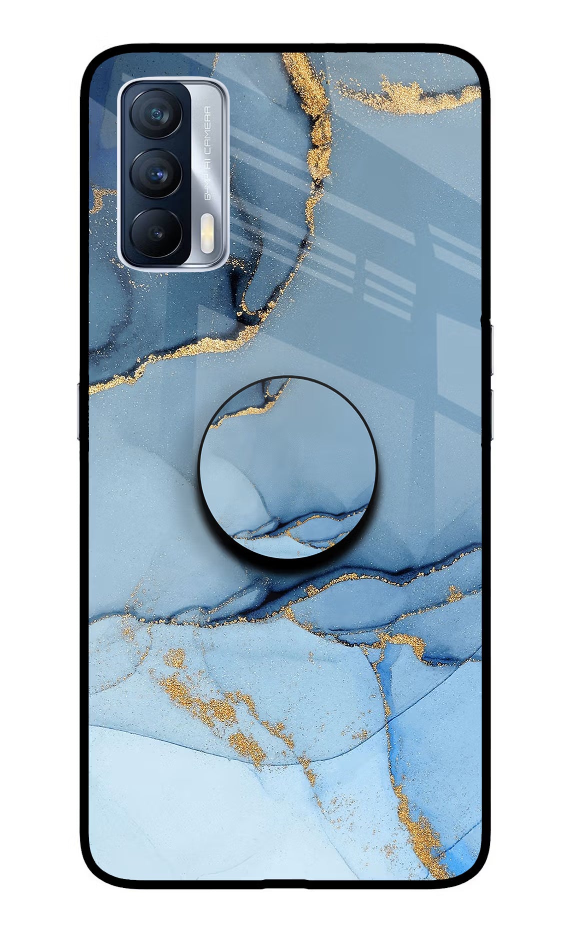 Blue Marble Realme X7 Pop Case - Blue Marble Realme X7 Pop Case by Casekaro Blue Marble Realme X7 Pop Case by Casekaro