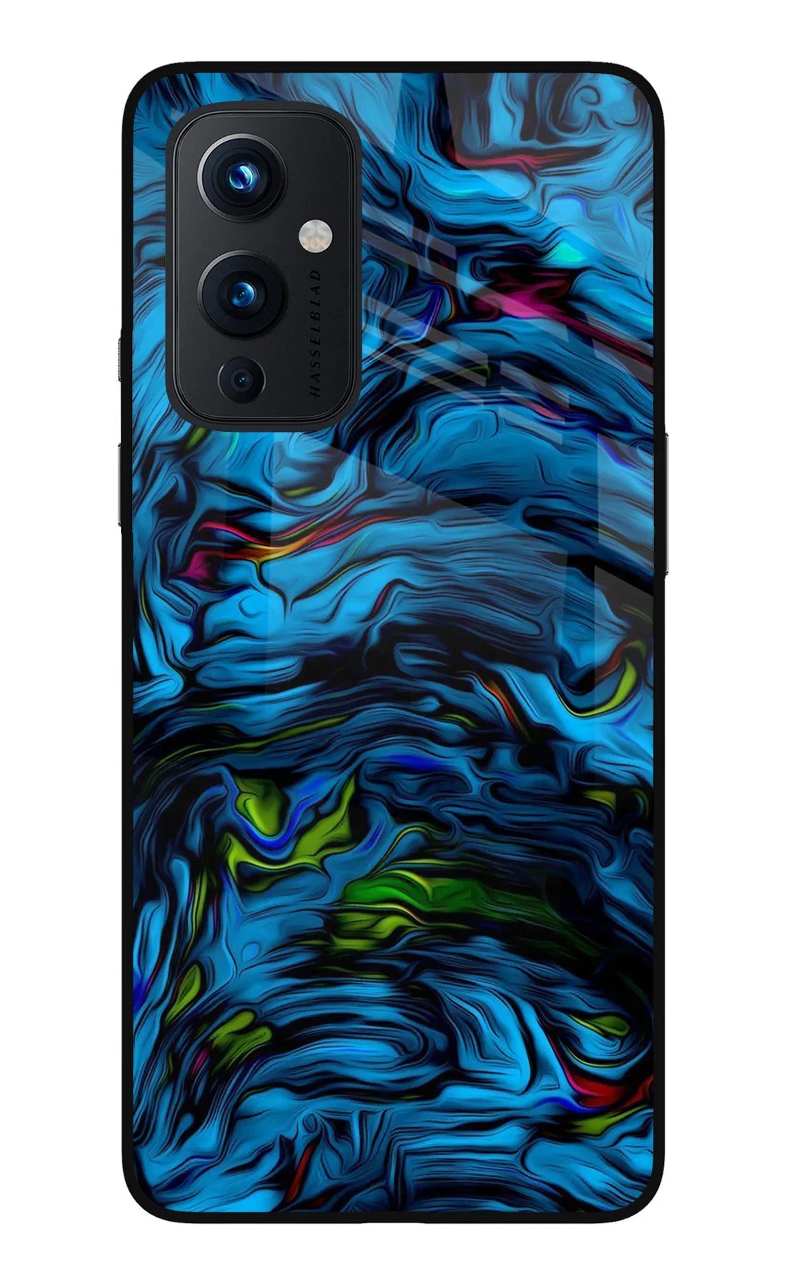 Dark Blue Abstract Oneplus 9 Glass Case - Dark Blue Abstract Oneplus 9 Glass Case Dark Blue Abstract Oneplus 9 Glass Case