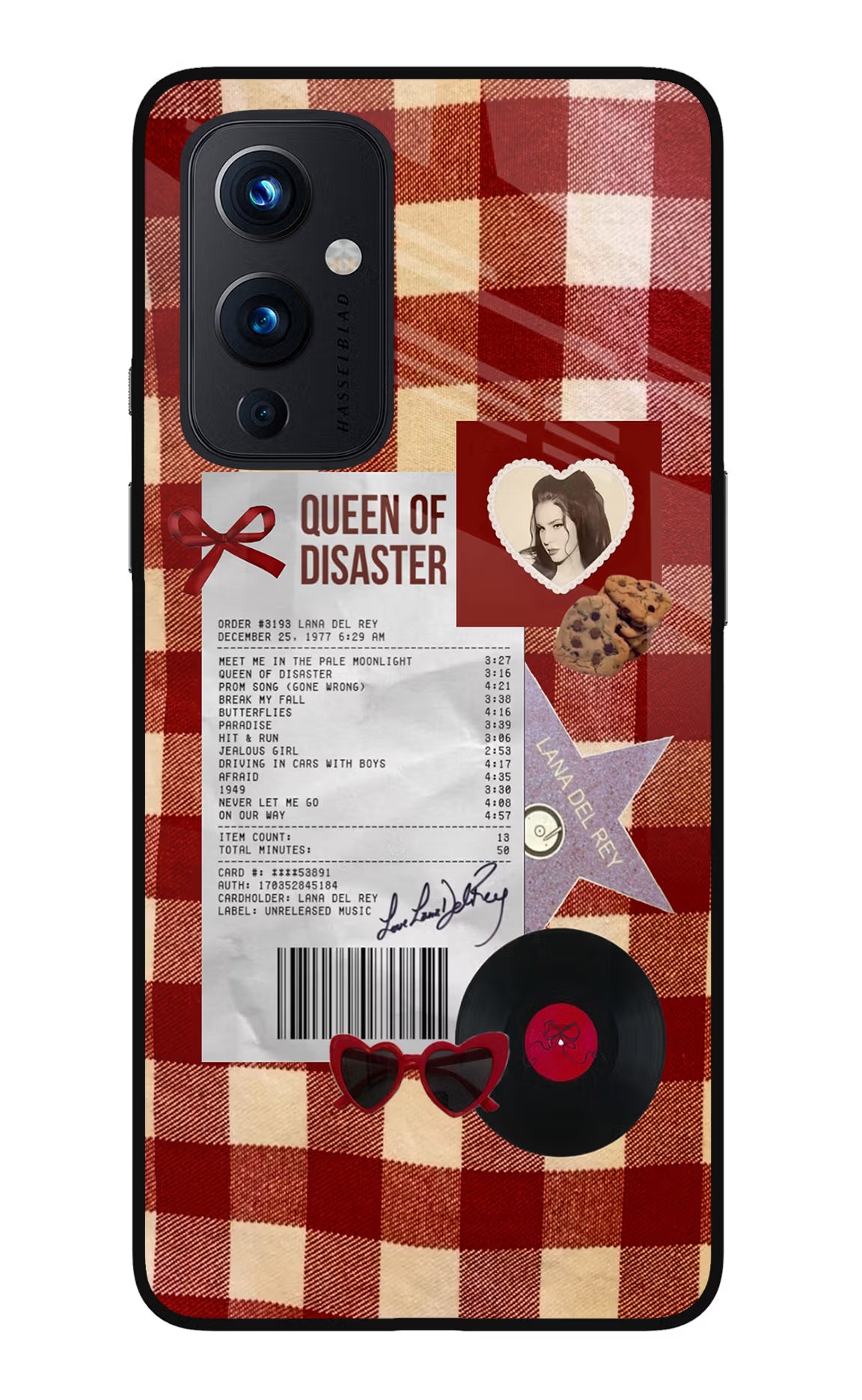 Queen of Disaster Oneplus 9 Glass Case - Queen of Disaster Oneplus 9 Glass Case Queen of Disaster Oneplus 9 Glass Case