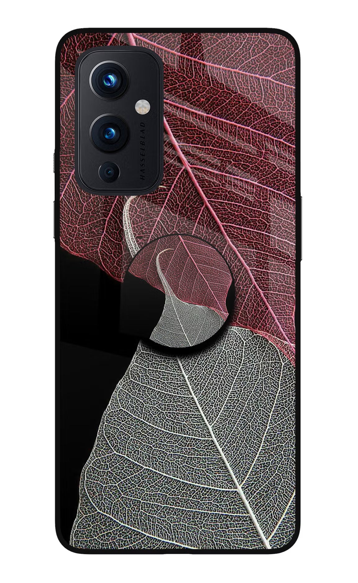 Leaf Pattern Oneplus 9 Glass Case - Leaf Pattern Oneplus 9 Glass Case Leaf Pattern Oneplus 9 Glass Case